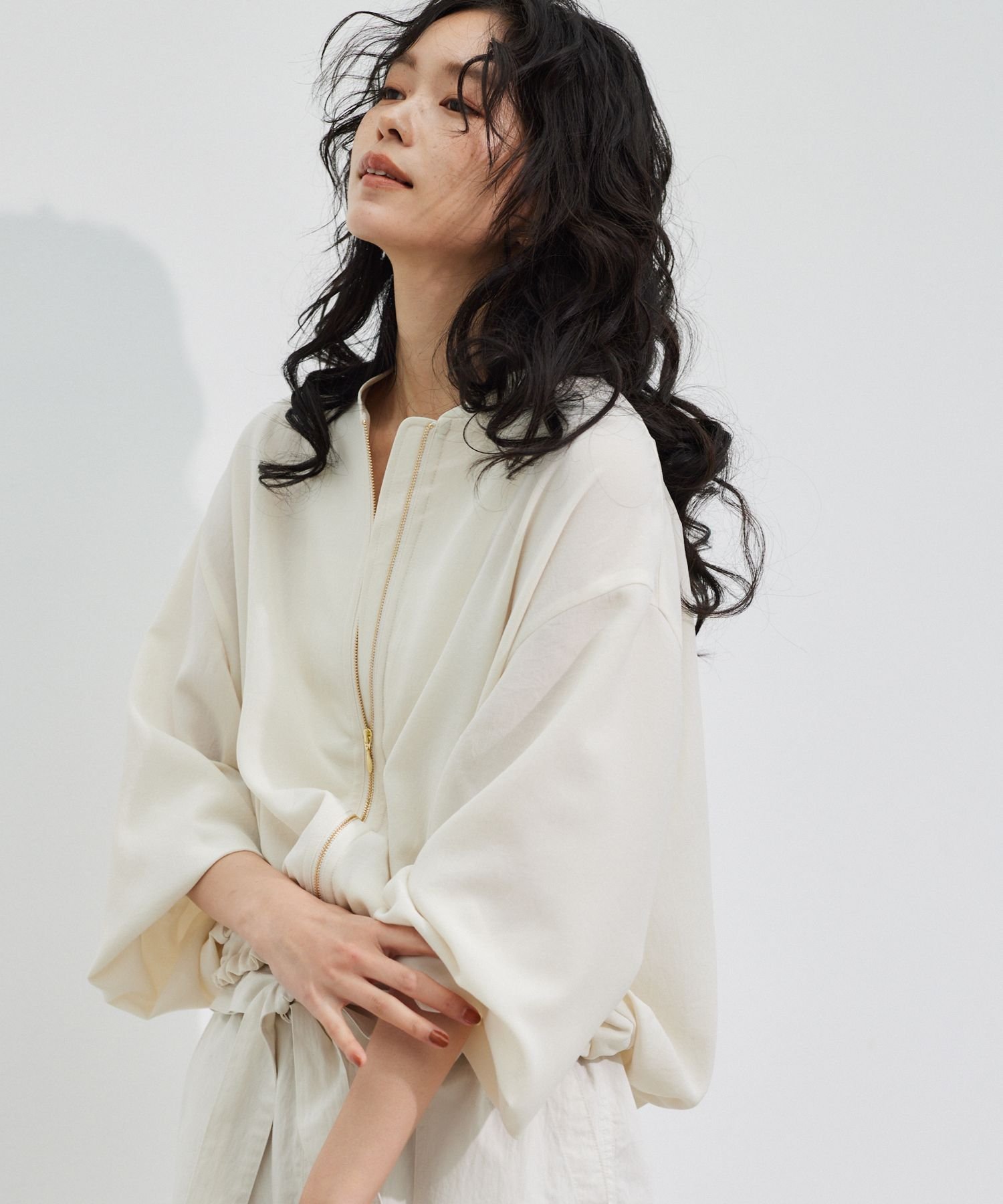 ダブルクロスブルゾン　バンヤードストーム　完売　エクリュ ダブルクロスブルゾン バンヤードストーム 完売 エクリュ