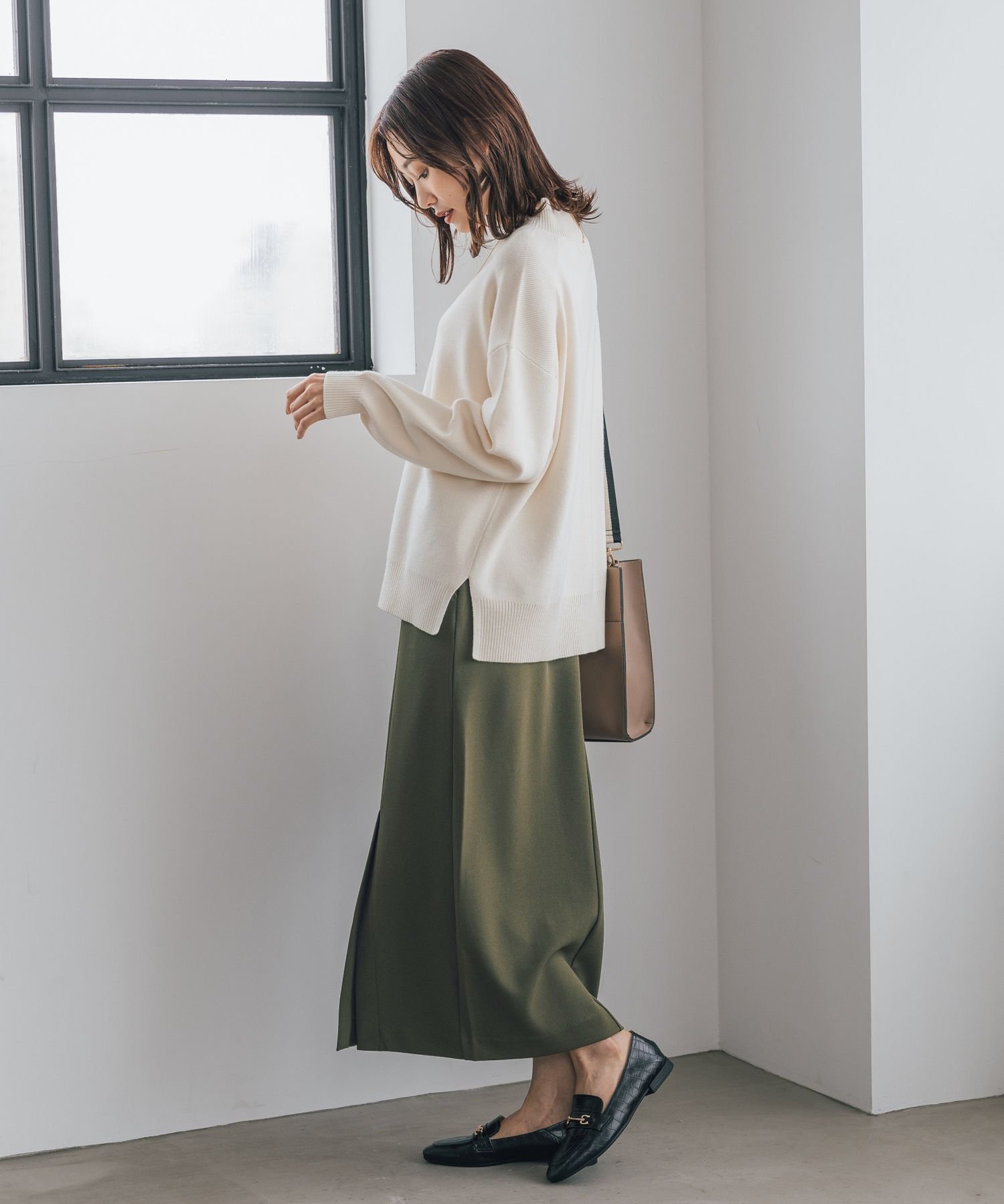 SALE／30%OFF】GLOBAL WORK メルティスタンドスリットプルオーバー