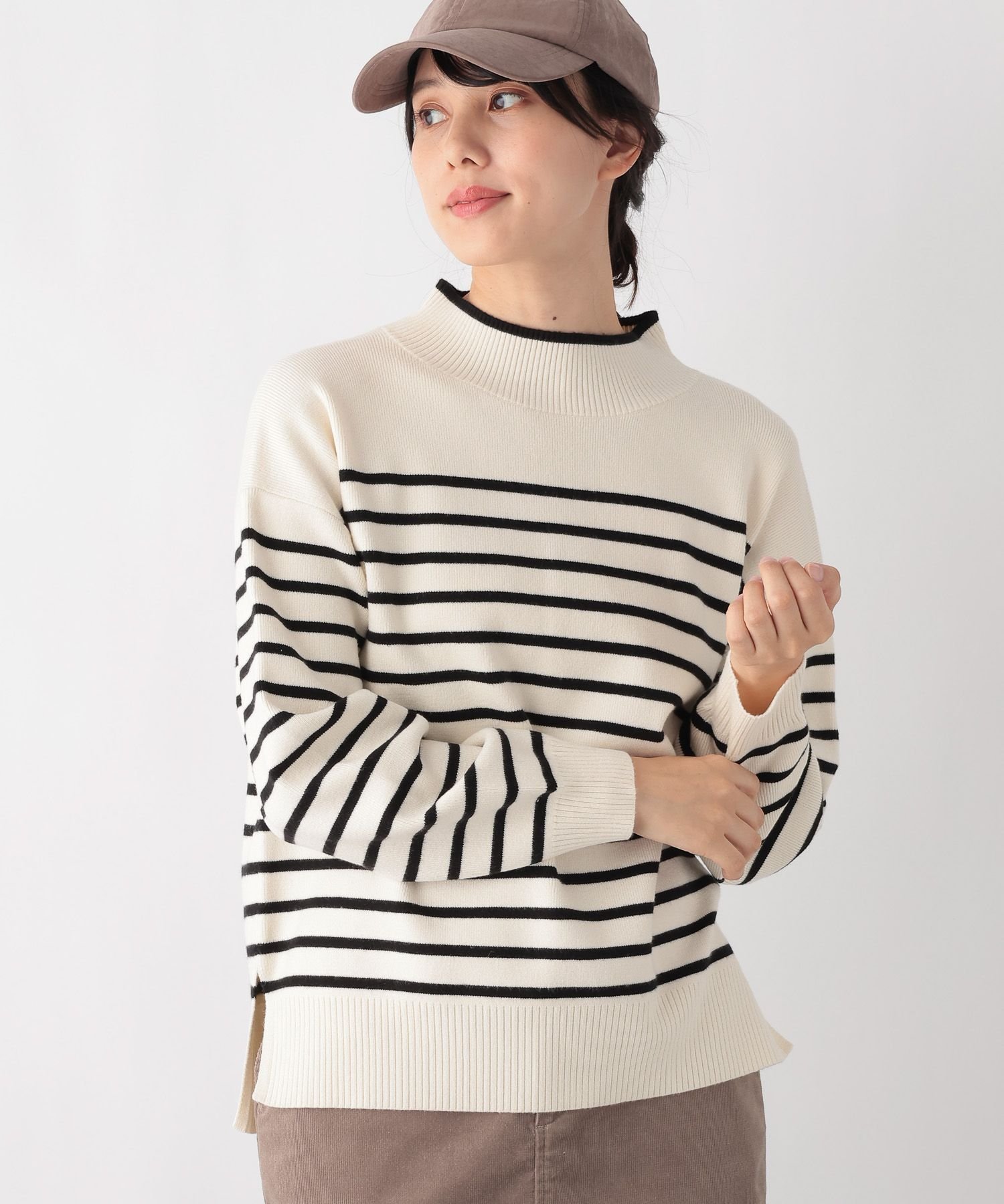 SALE／30%OFF】GLOBAL WORK メルティスタンドスリットプルオーバー