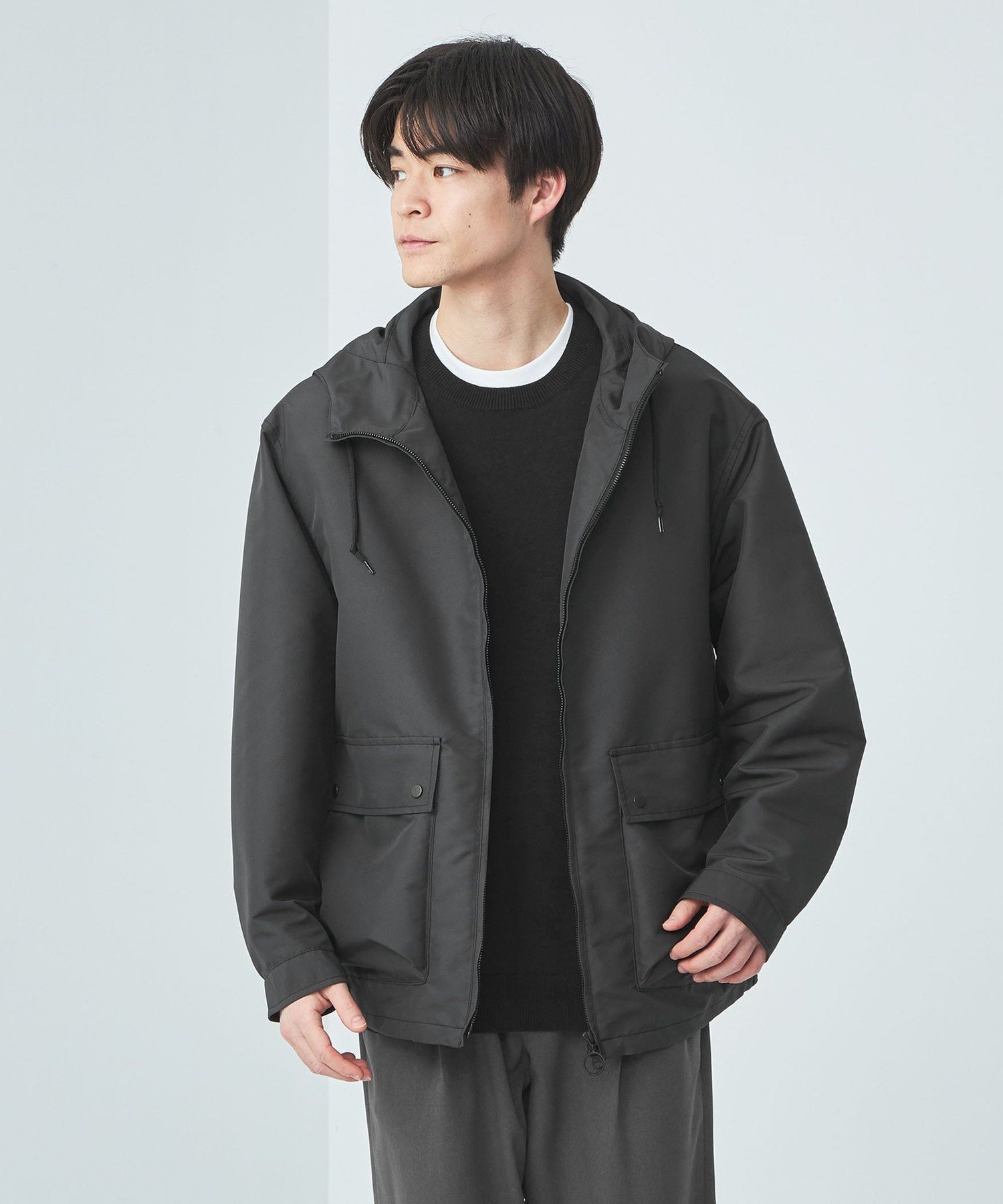 UNITED ARROWS green label relaxing BIWATEX フード ブルゾン -撥水