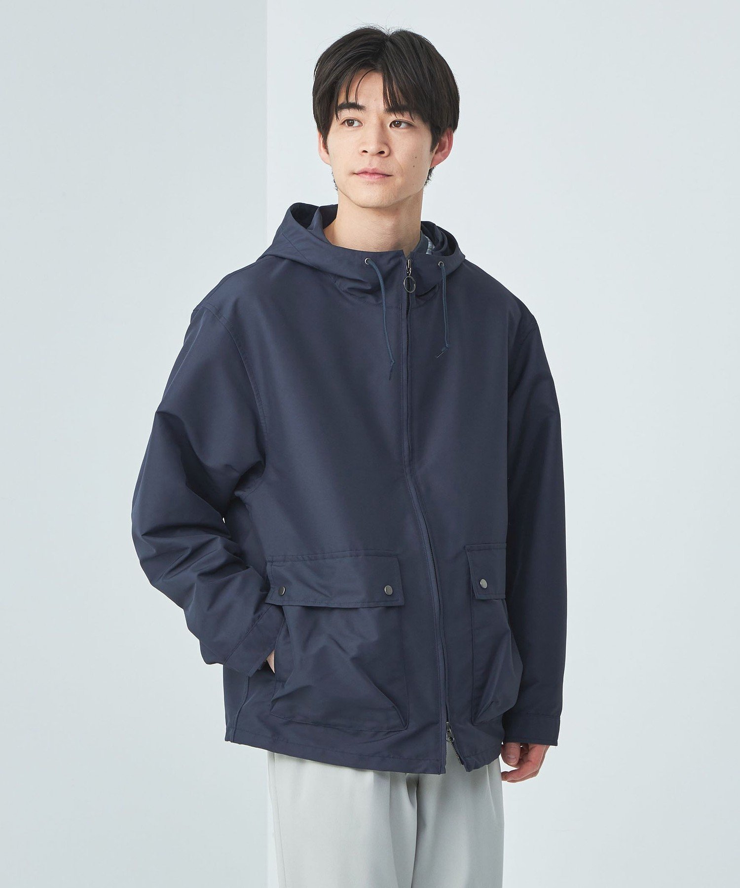 UNITED ARROWS green label relaxing BIWATEX フード ブルゾン -撥水