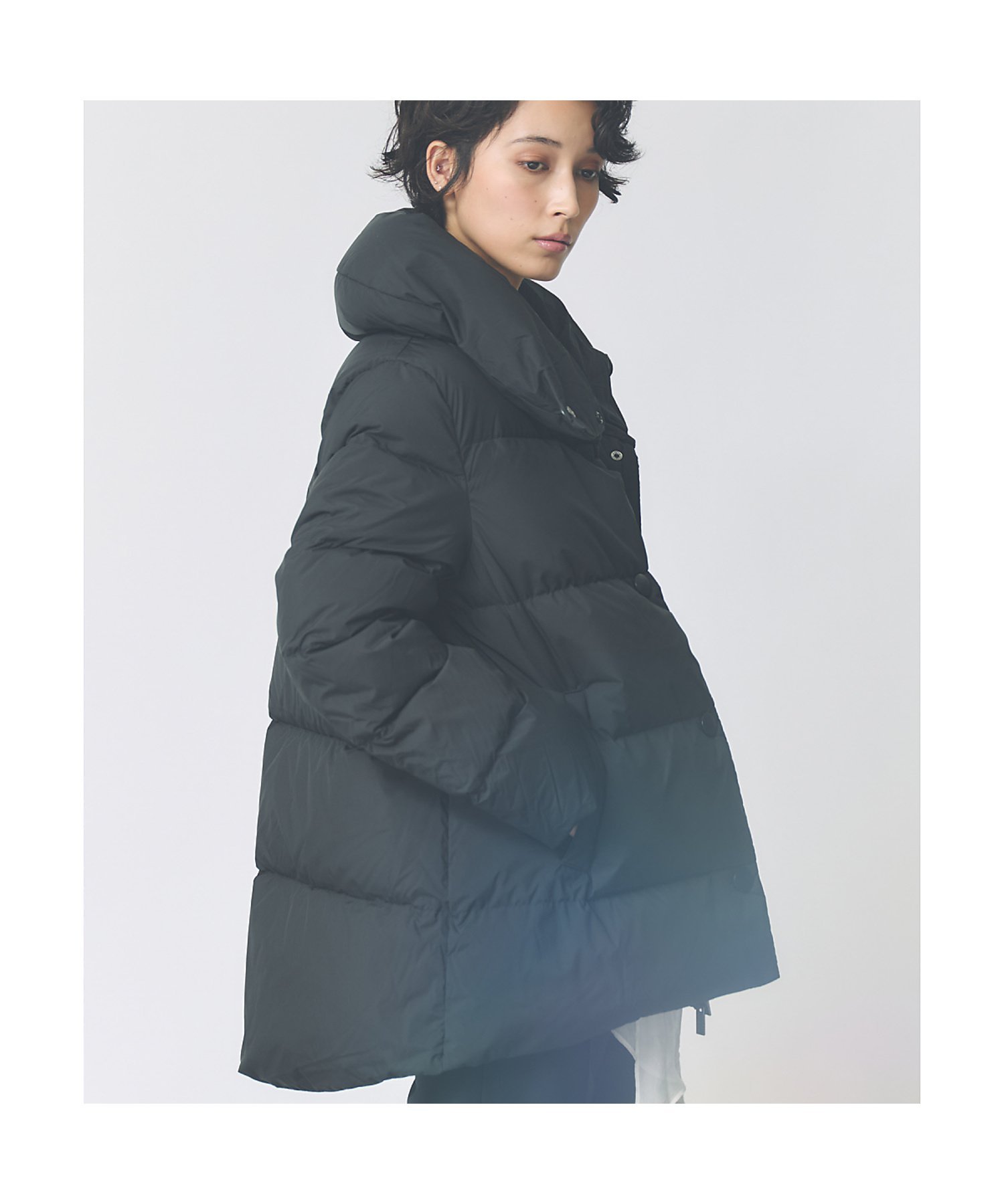 みーみピレネックス 美品ダウンコート PYRENEX ピレネックス GRAVES グラーヴ ステンカラー ダウンコート