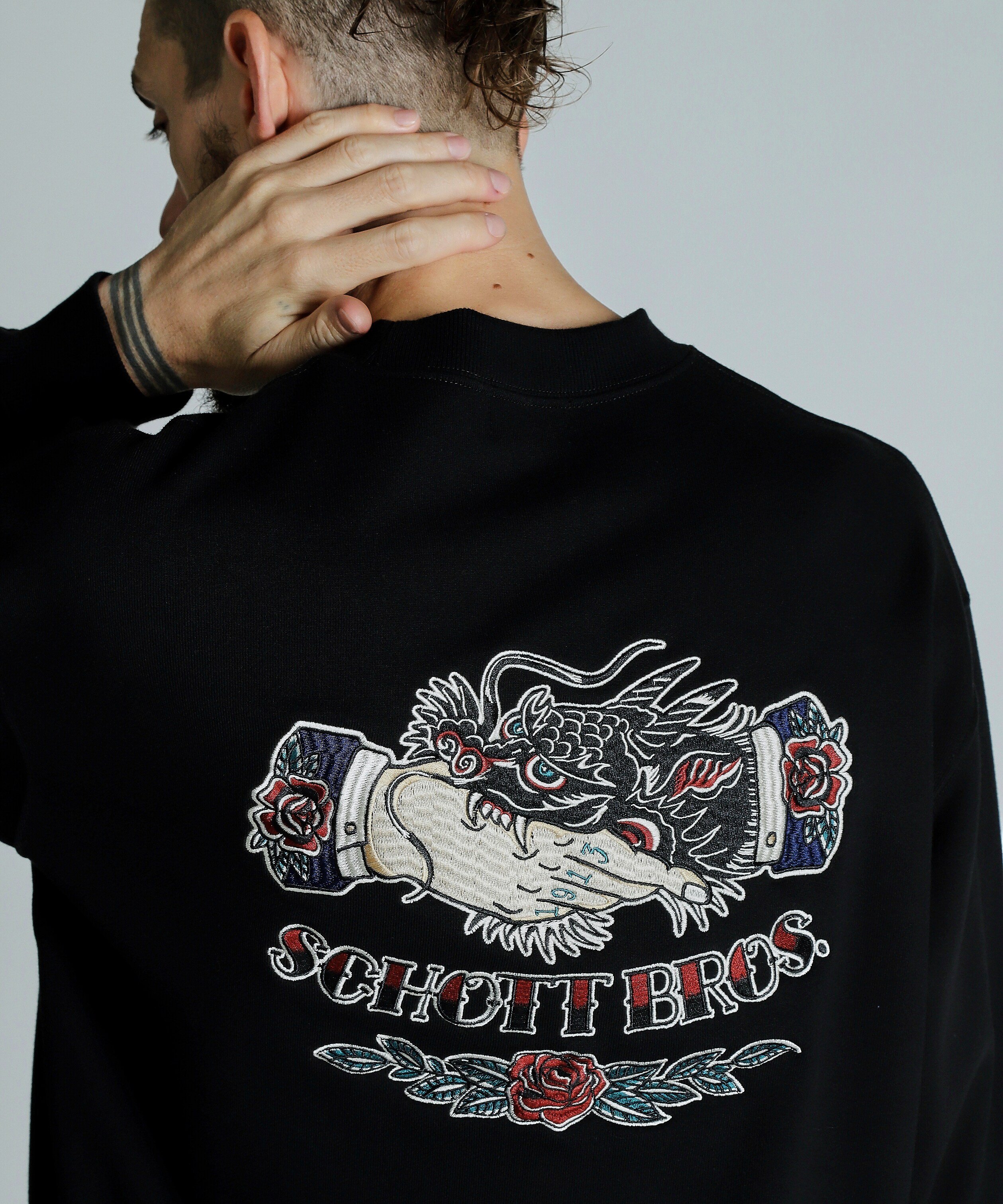 GLADHANDSchott MEMORIES SWEAT スウェット