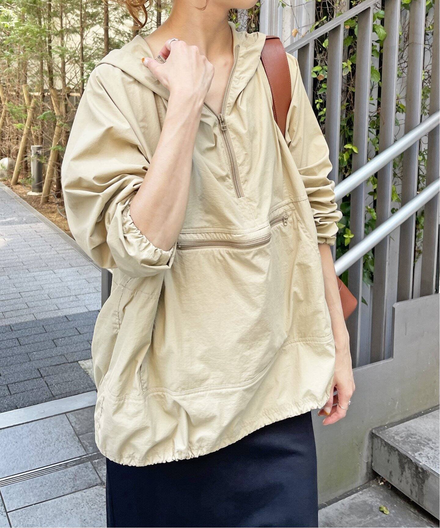 Spick & Span ナイロンパッカブルフーディプルオーバー Spick & Span ナイロンパッカブルフーディプルオーバー Spick