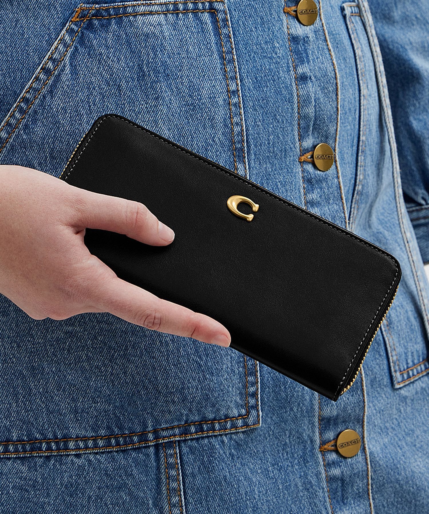 Coach コーチ 3-IN-1 Lジップ ウォレット・シグネチャー キャンバス 公式】COACH – コーチ | 3-IN-1 Lジップ ウォレット