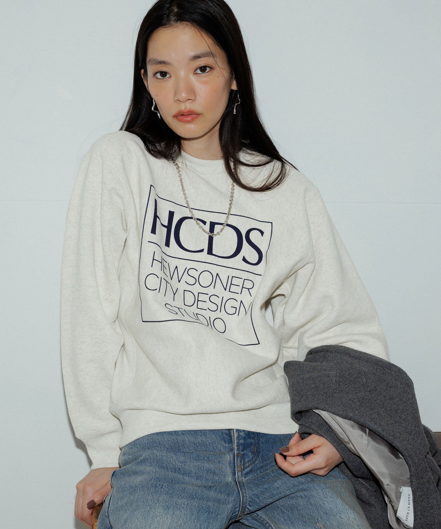 Champion for ADAM ET ROPE’ RW LOGO SWEAT Champion for ADAM ET ROPE'】別注 RW LOGO SWEAT｜アダムエロペ
