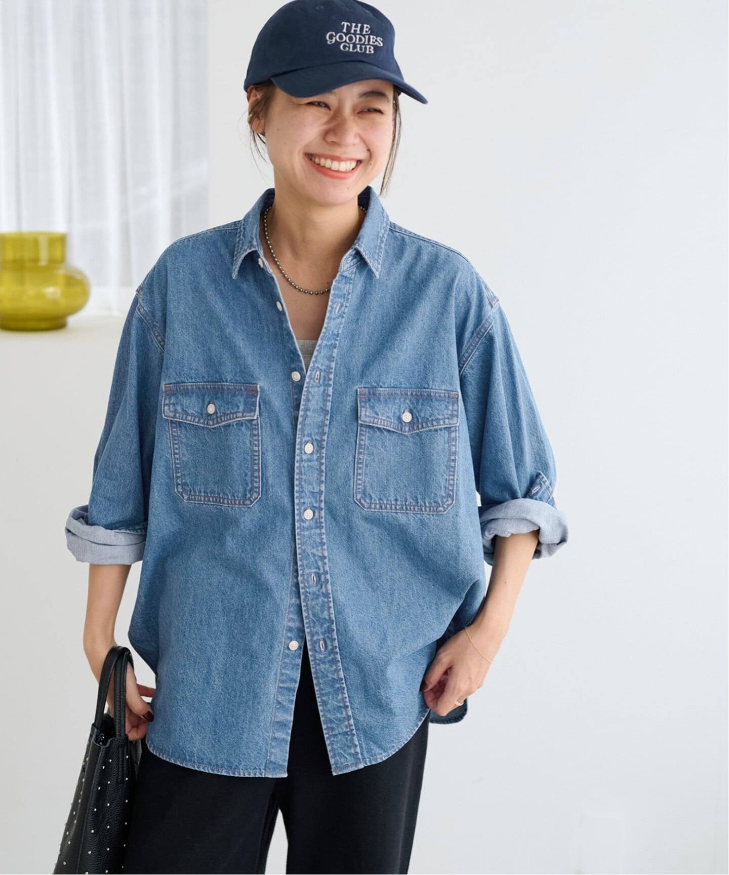 楽天市場】7.5oz デニムシャツ IENA イエナ トップス シャツ・ブラウス