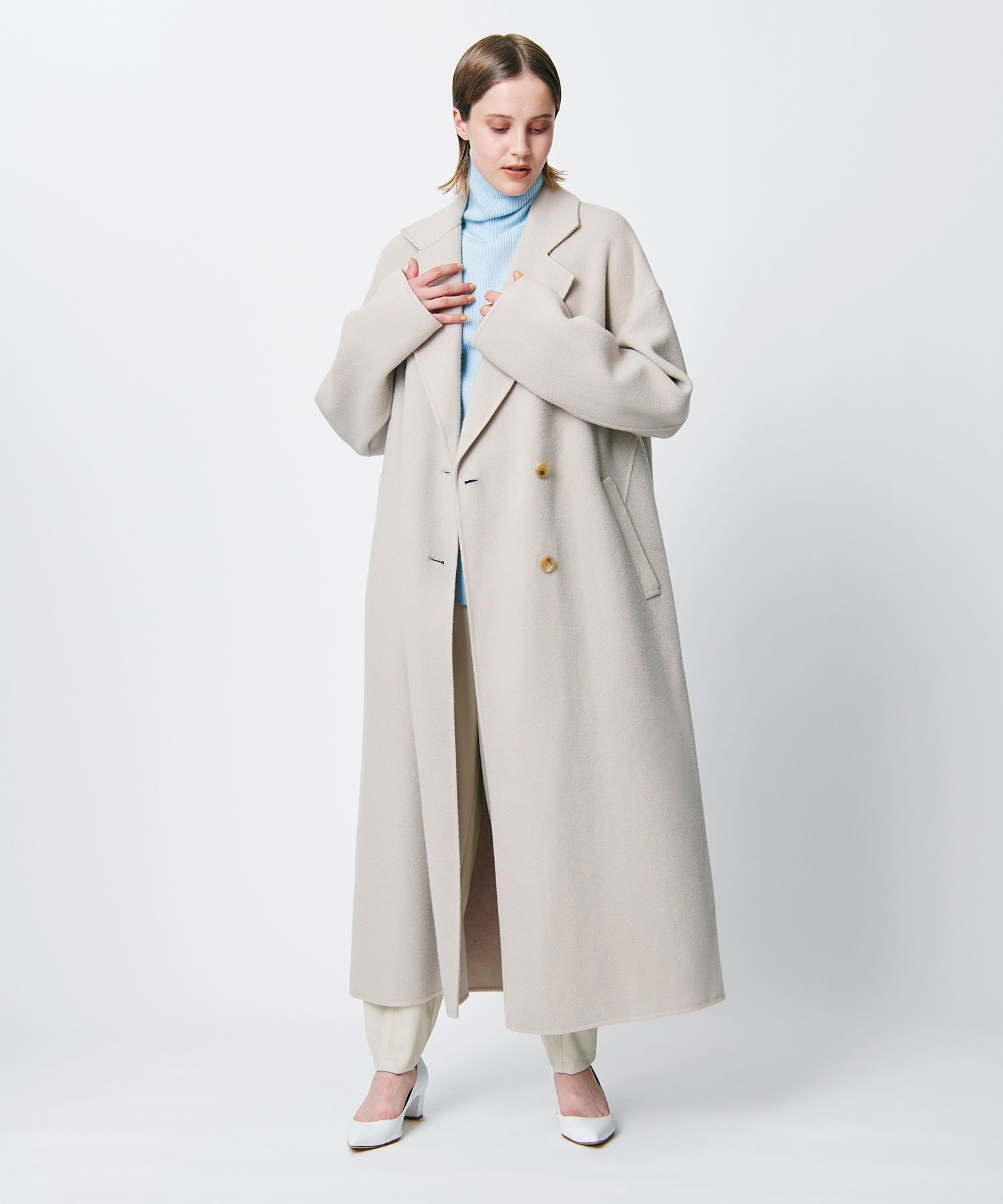 SALE／30%OFF】N.O.R.C ダブルロングリバーコート ノーク ジャケット