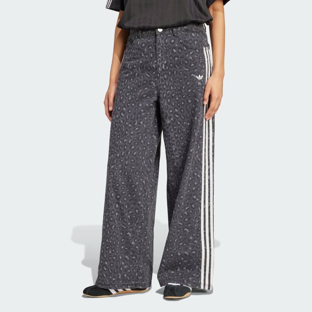 楽天市場】アディダス レオパード デニム ルーズパンツ adidas