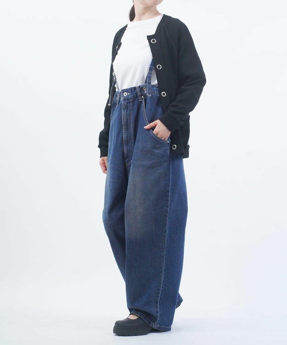 JOHNBULL ジョンブル デニム オーバーオール ジーンズ Lサイズ UNISEX】JOHNBULL[ジョンブル] デニムオーバーオール JM243P03