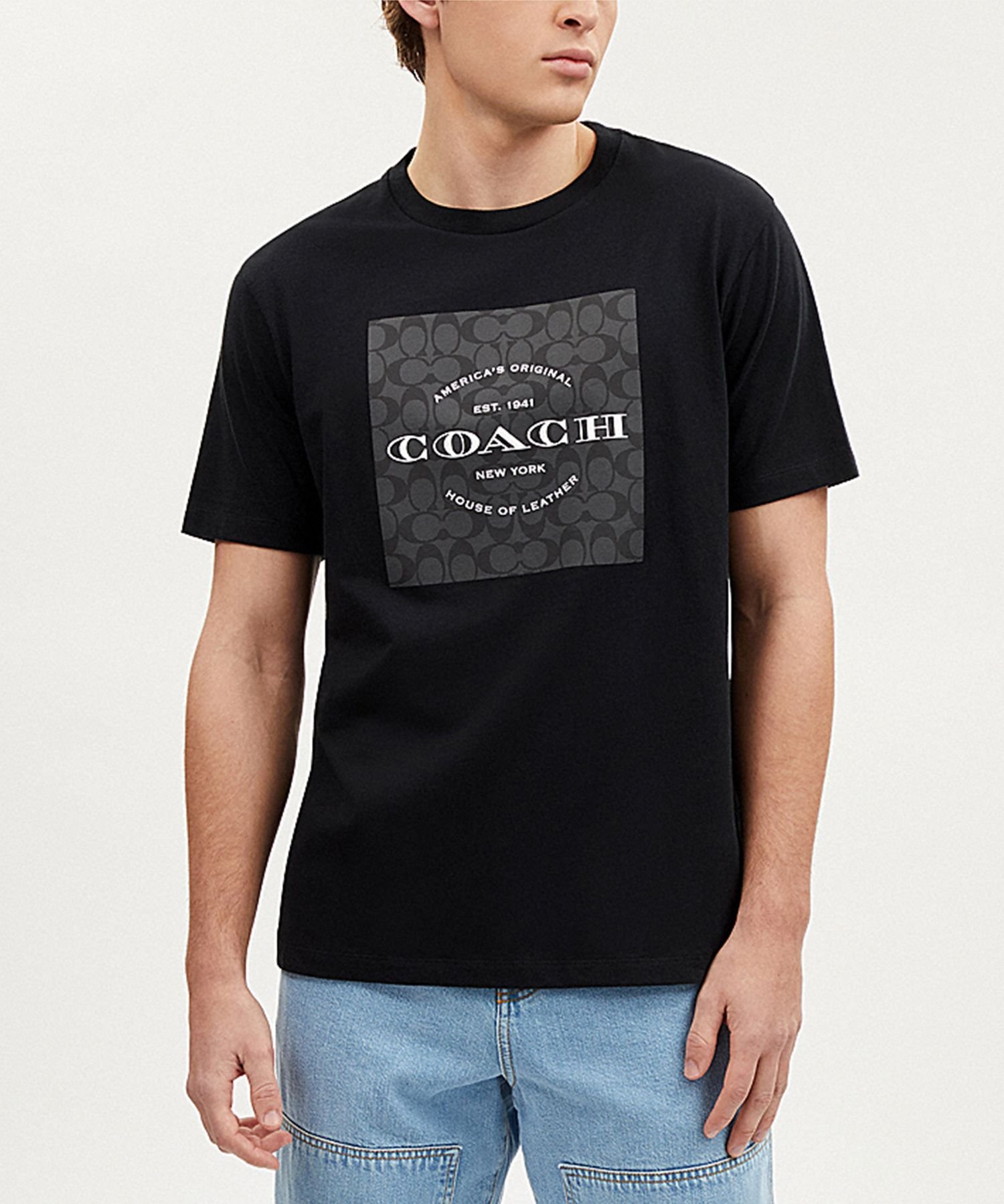 【COACH】コーチ Tシャツ Coach T-Shirt ロゴT 白 黒 ピンク COACH】コーチ Tシャツ Coach T-Shirt ロゴT 白 黒 ピンク