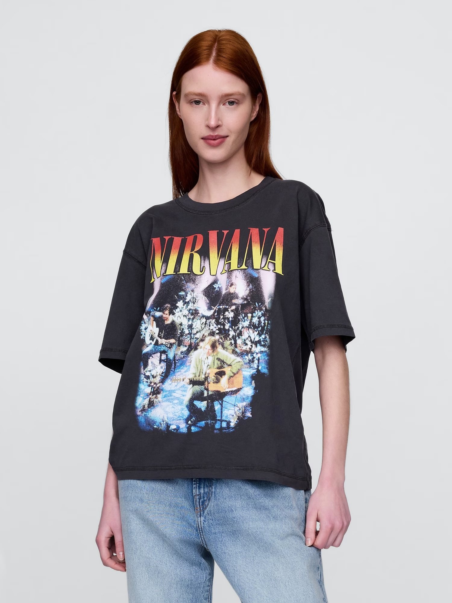 WINTERLAND ハート型グラフィック Tシャツ Lサイズ　ニルヴァーナ WINTERLAND ハート型グラフィック Tシャツ Lサイズ ニルヴァーナ