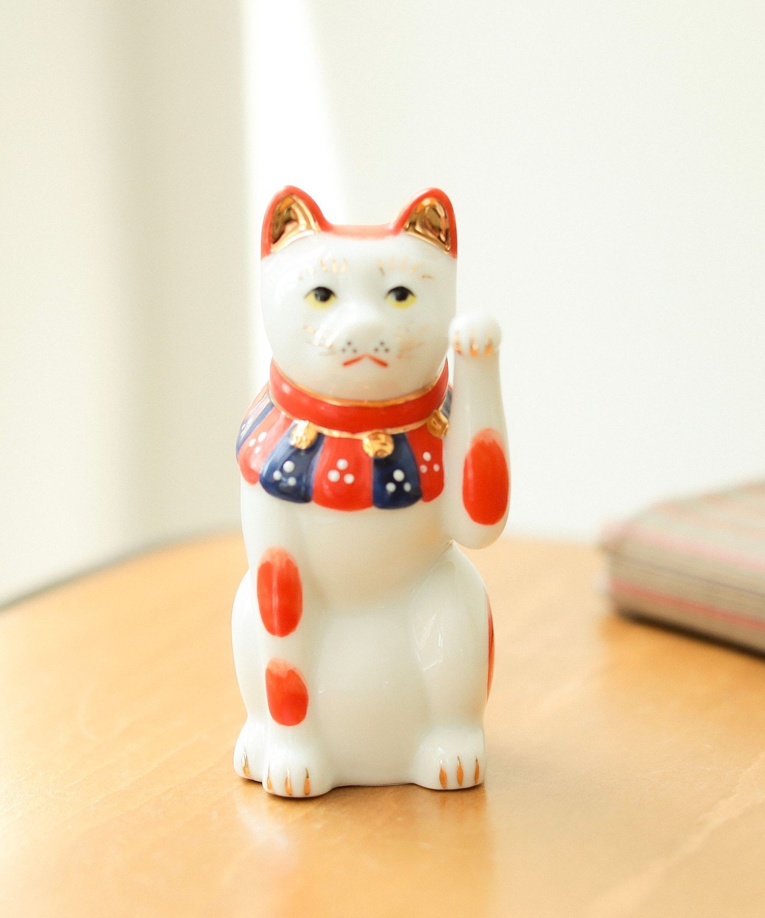 ビームスポップアップ　ケイタマルヤマ招き猫 陶器　瀬戸まねき猫　約２２センチ ビームスポップアップ ケイタマルヤマ招き猫 陶器 瀬戸まねき猫 約22