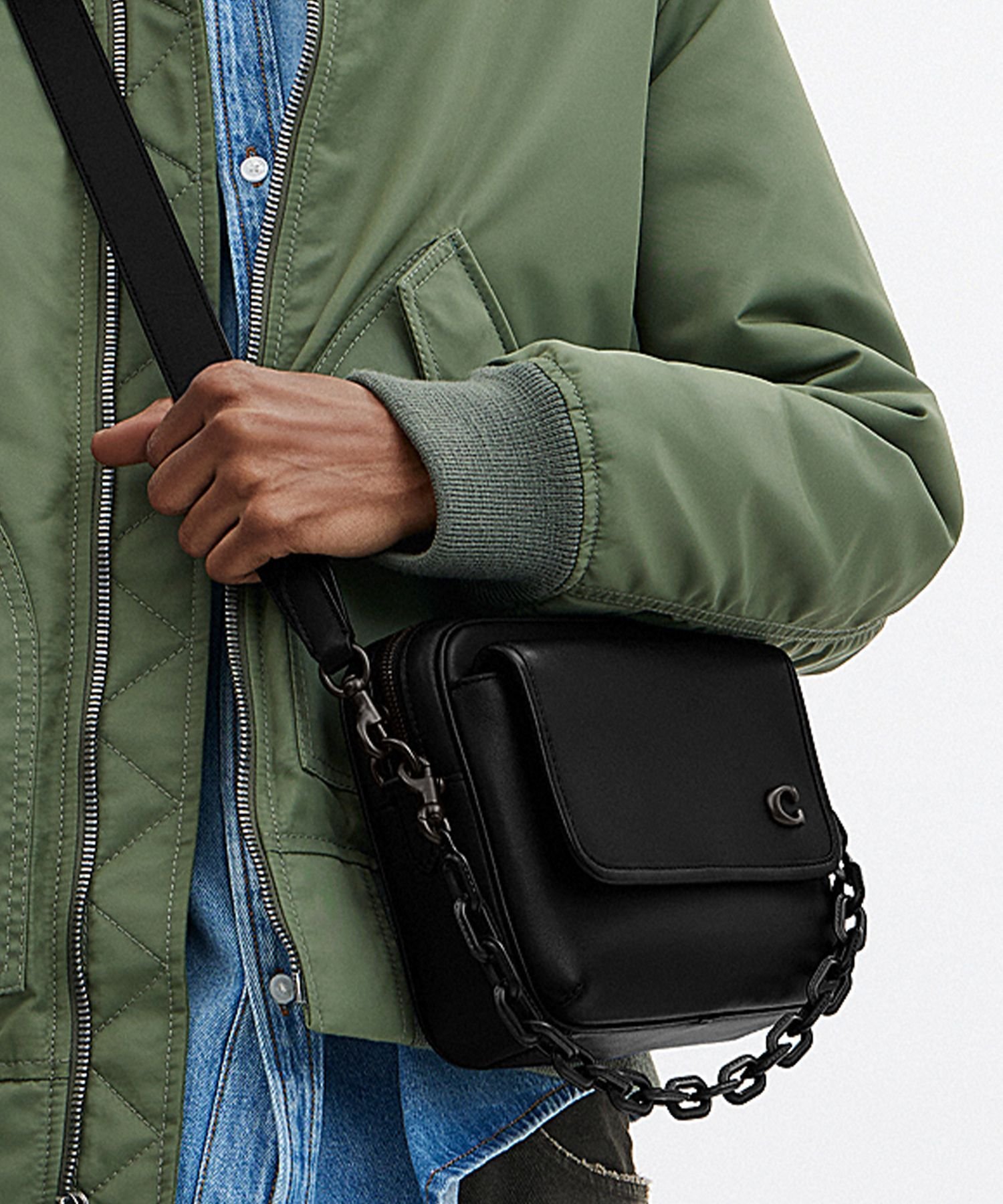 【新品】COACH CR782 メンズ カメラバッグ スモール スクエア COACH CR782 メンズ カメラバッグ スモール スクエア