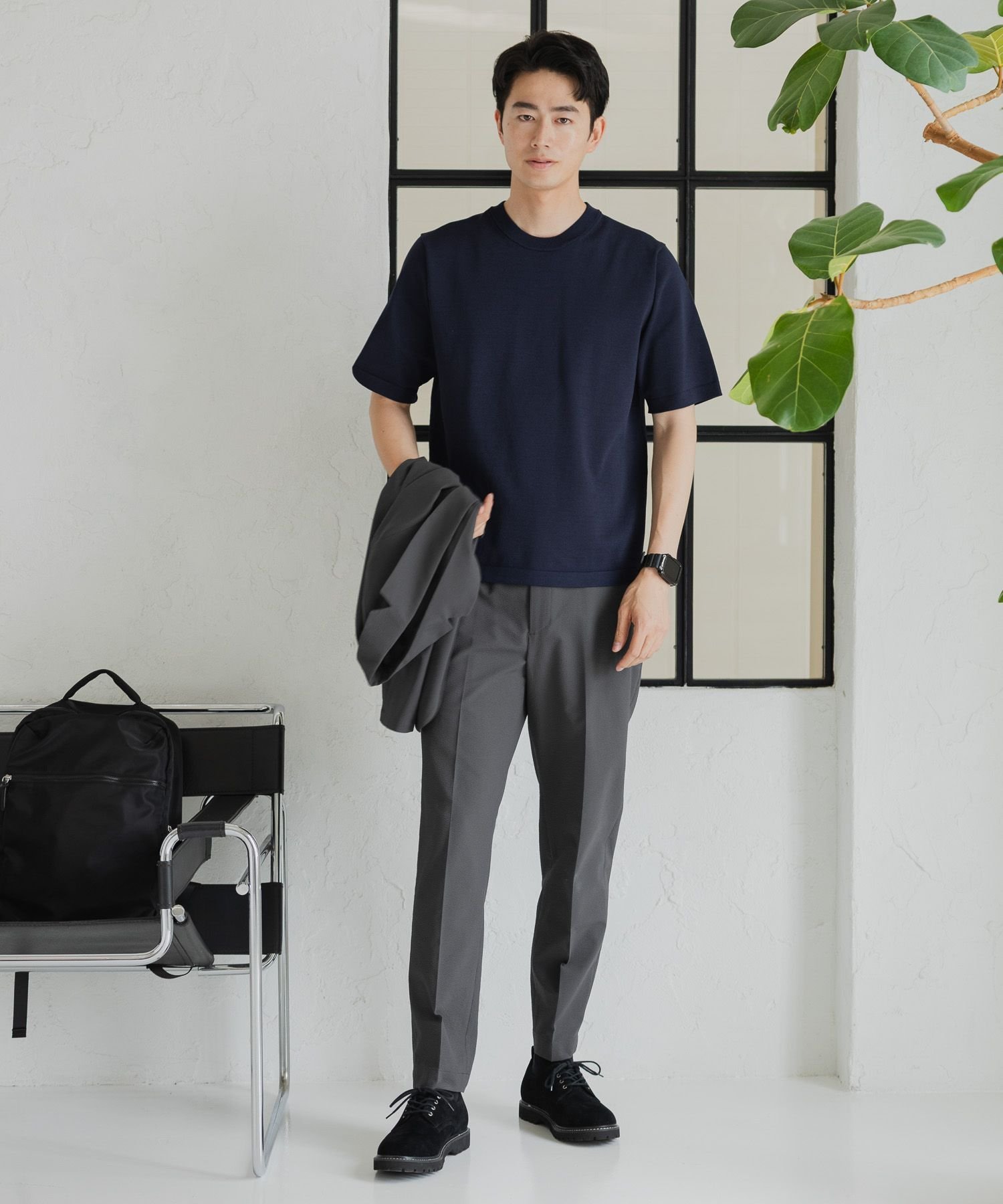 SALE／40%OFF】GLOBAL WORK エアかるスラックス/サッカー/288751