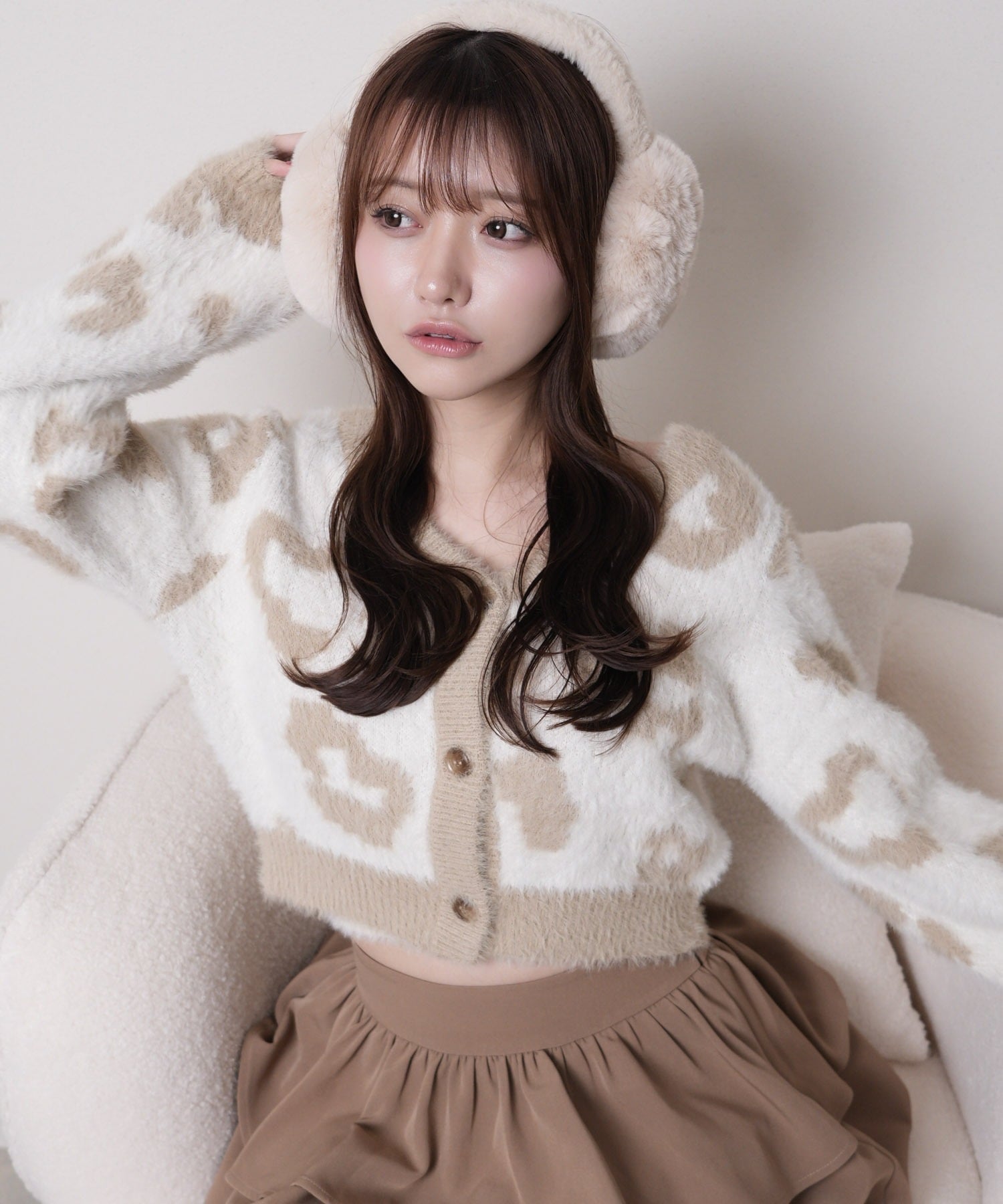 SALE／40%OFF】UNITED ARROWS W フォックスファー ポケット ノーカラー