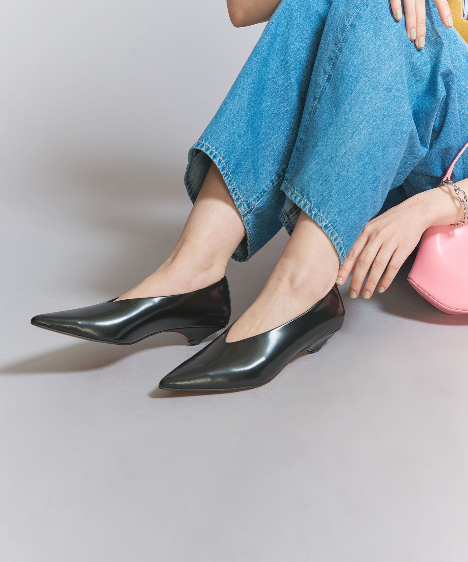 SALE／50%OFF】BEAUTY&YOUTH UNITED ARROWS レザー カット ポイン