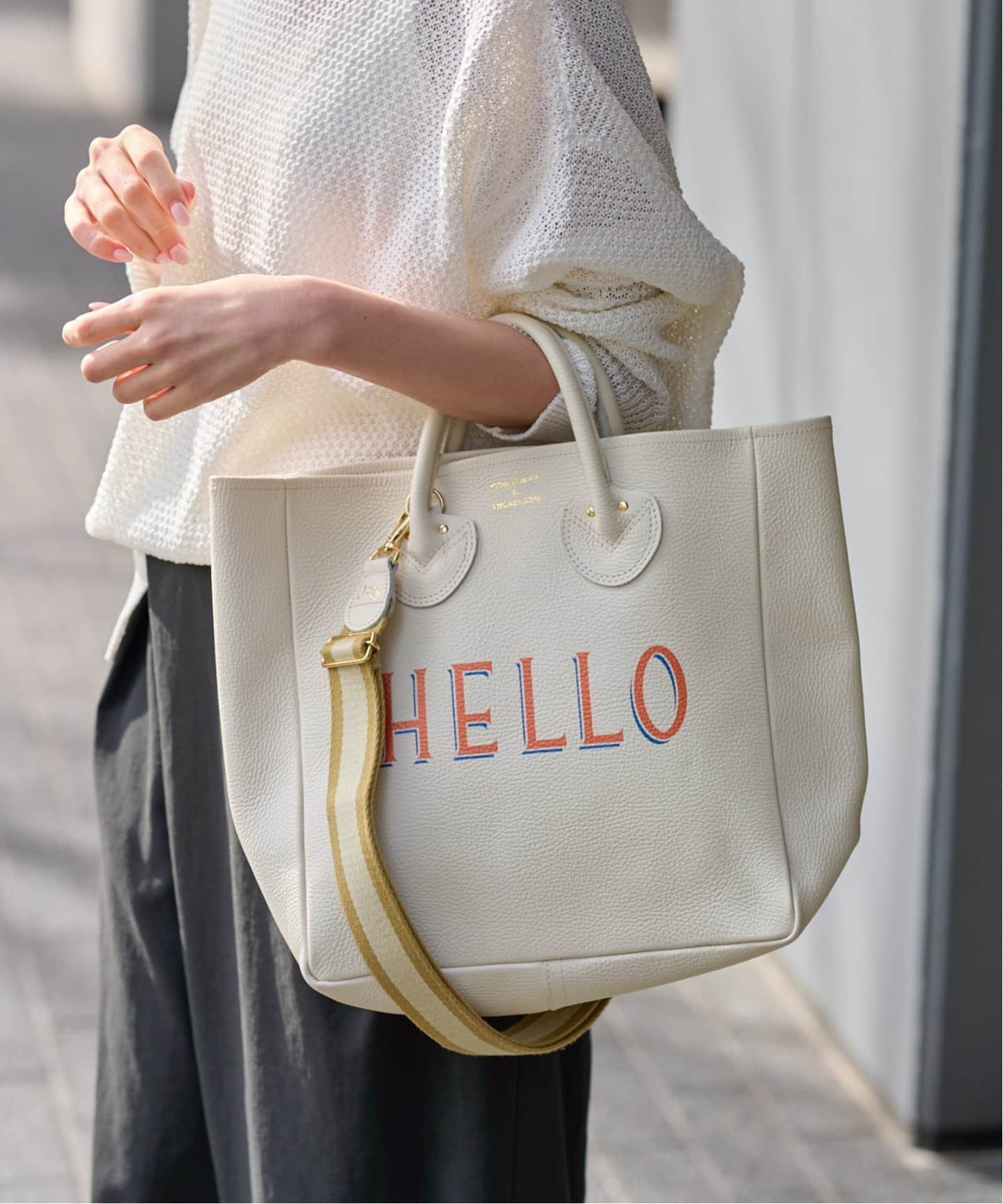 FRAMeWORK ≪追加≫【YOUNG&OLSEN】 別注ストラップ付きHELLOバッグ 