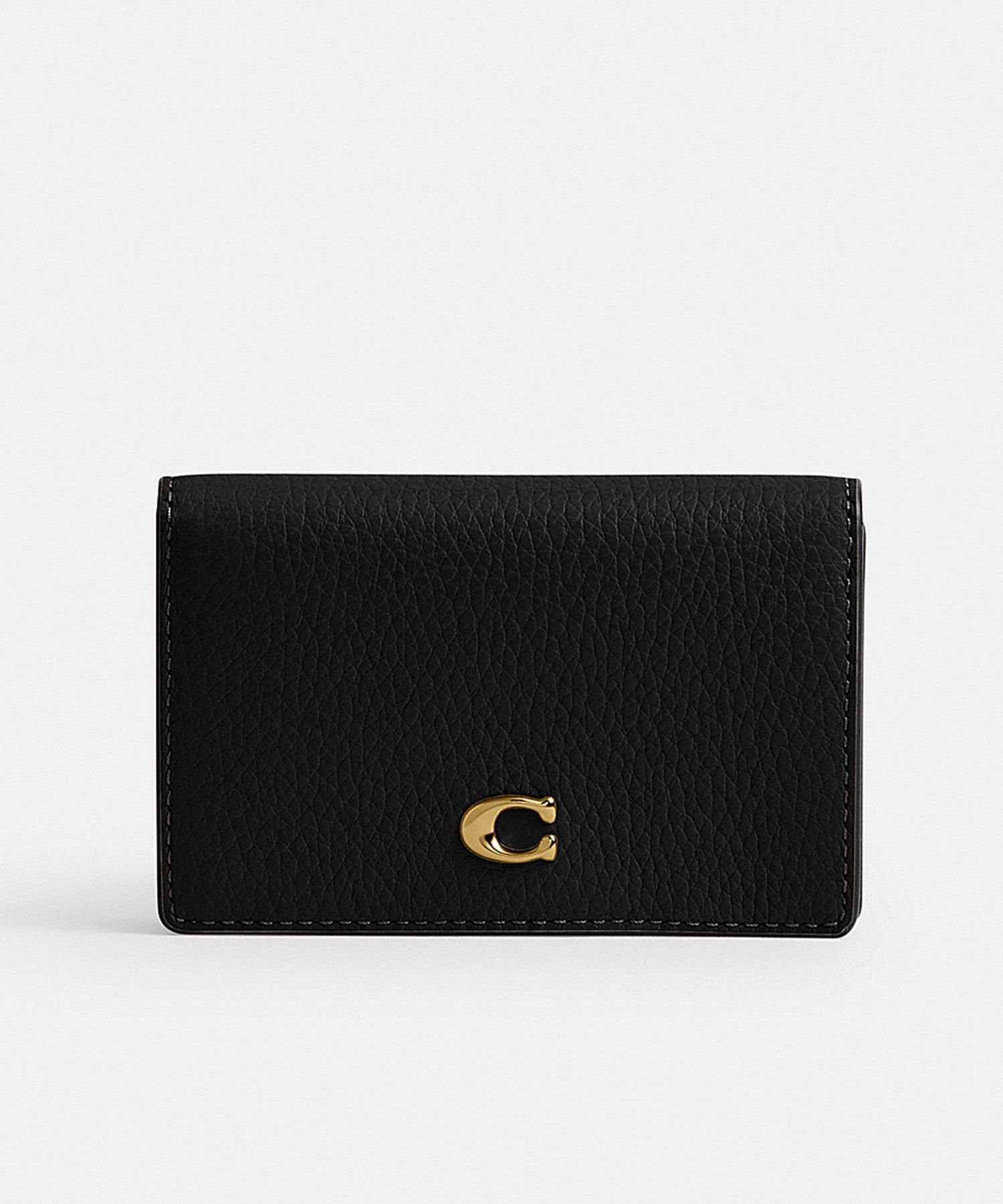 【美品】COACH コーチ バイフォルド カードケース 名刺入れ カーフレザー バイフォールド カード ケース （カードケース・名刺入れ・定期