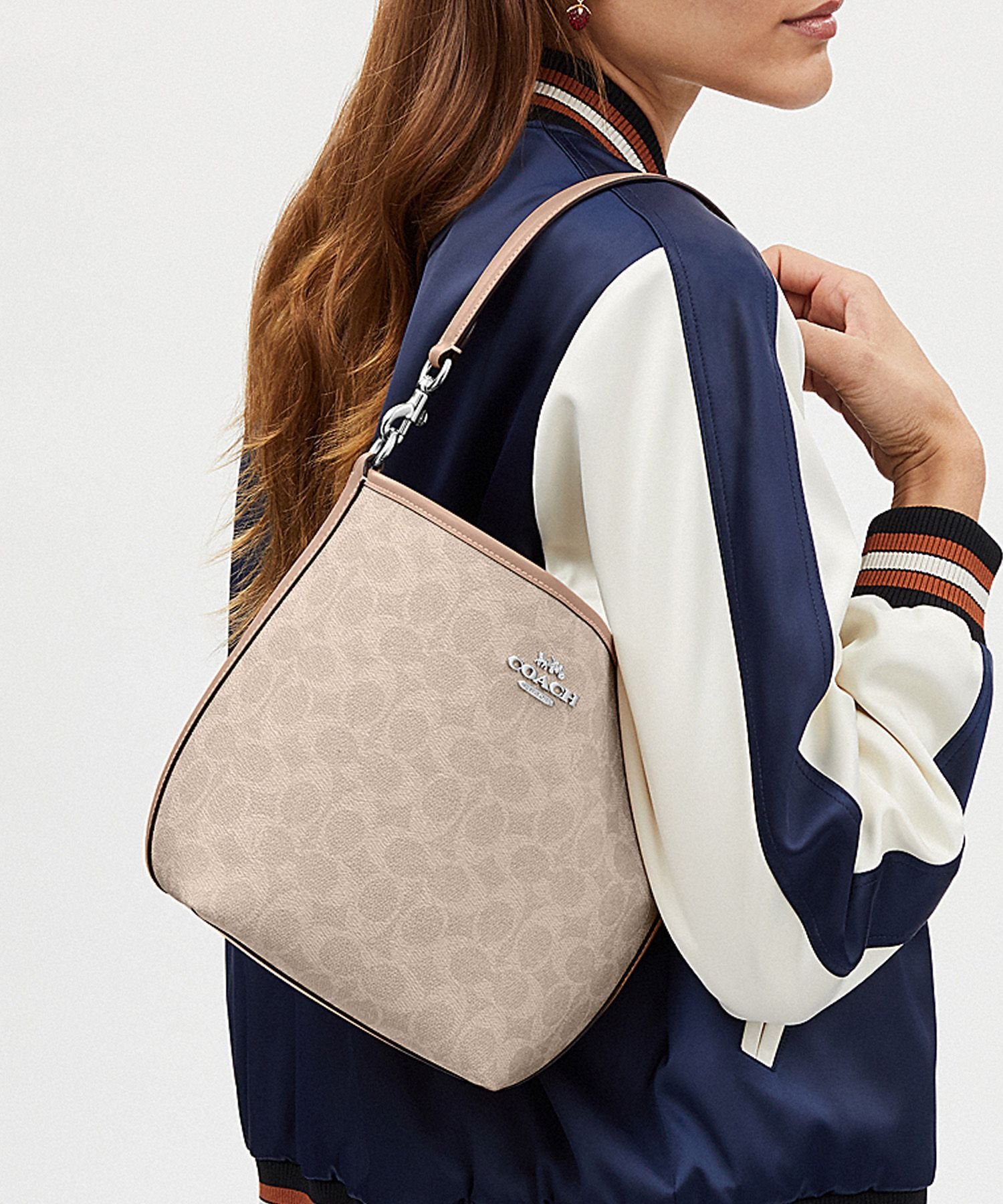 極美品　コーチ　ウエストポーチ　ボディバッグ　ネイビー　ペプルドレザー　6488 楽天市場】コーチ COACH バッグ ボディバッグ ウエストポーチ