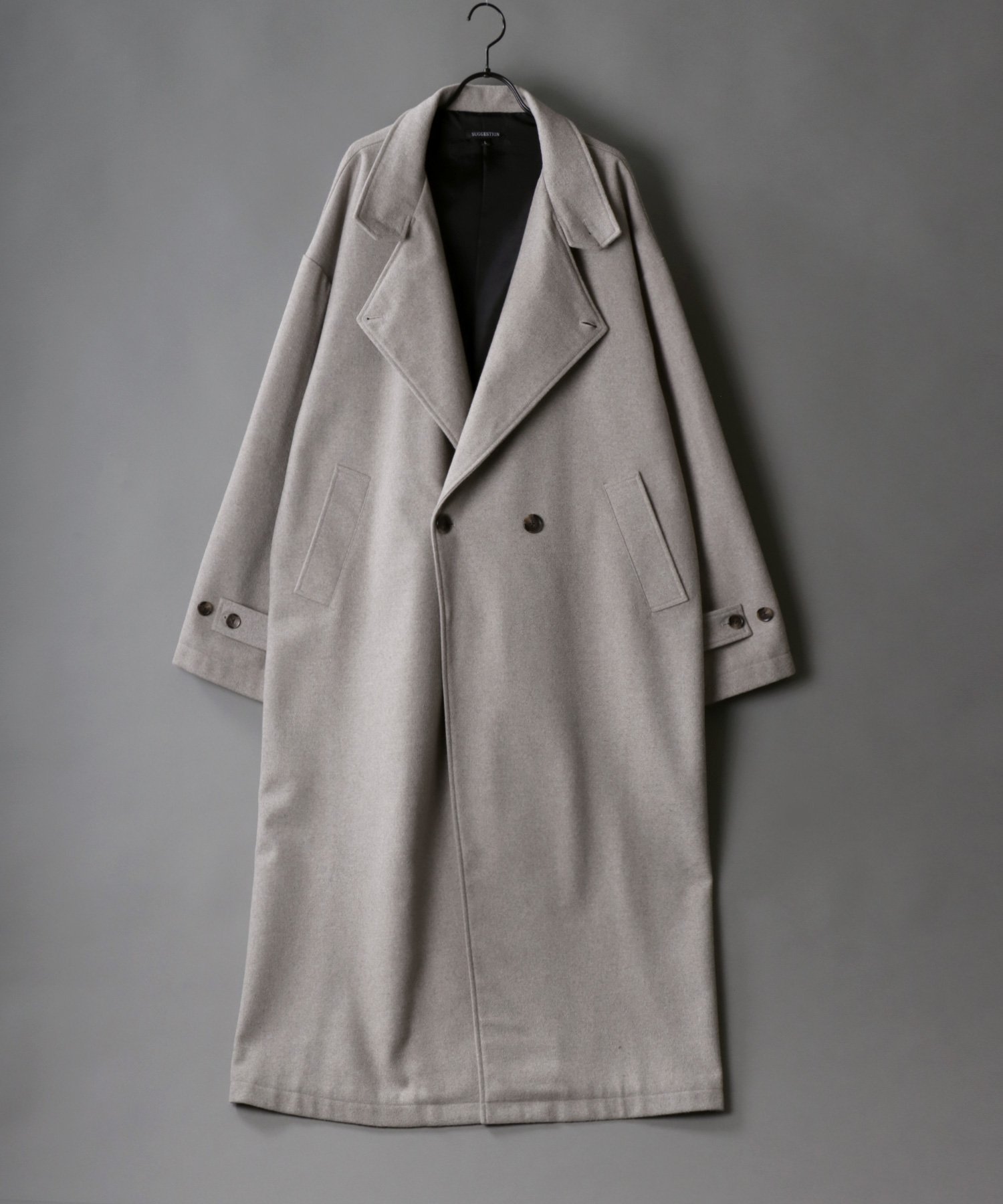 クラネ オム CLANE HOMME バルカラー オーバーサイズ コート BAL COLLAR OVER SIZE COAT 楽天市場】クラネ オム CLANE HOMME バルカラー オーバーサイズ コート