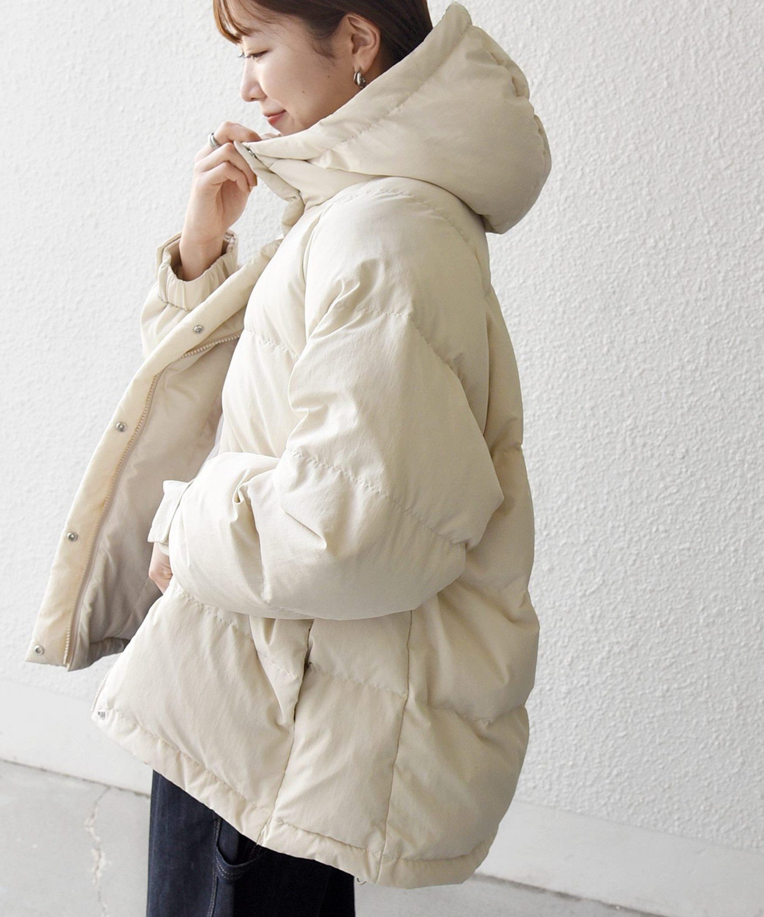 SALE／50%OFF】【emmi atelier】ワッシャーコットンワンピース emmi