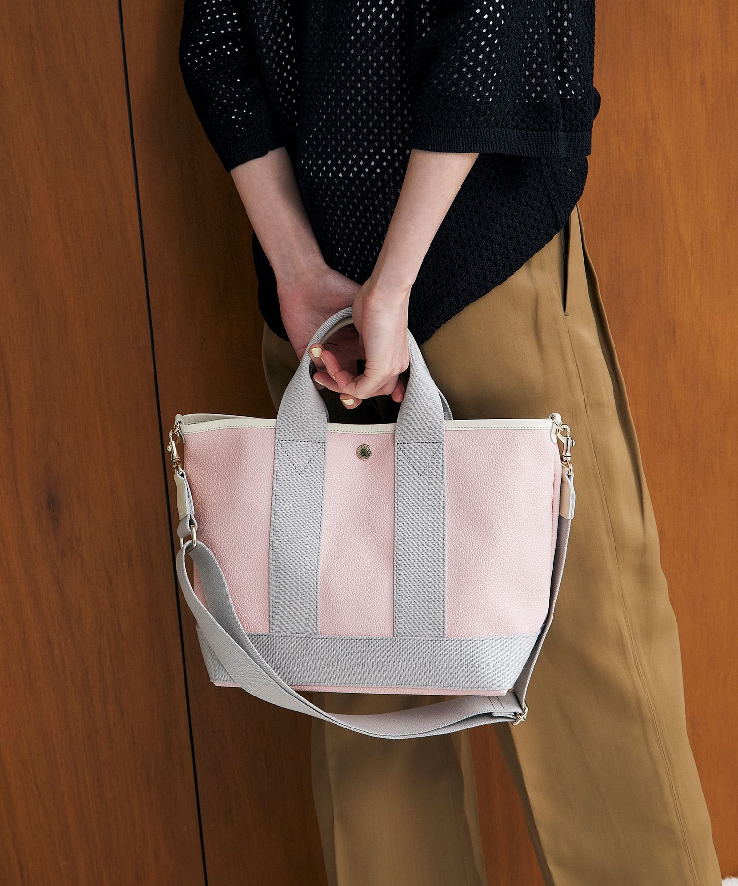 ✨美品 A4収納✨ Breath TOPKAPI PVCレザー トートバッグ