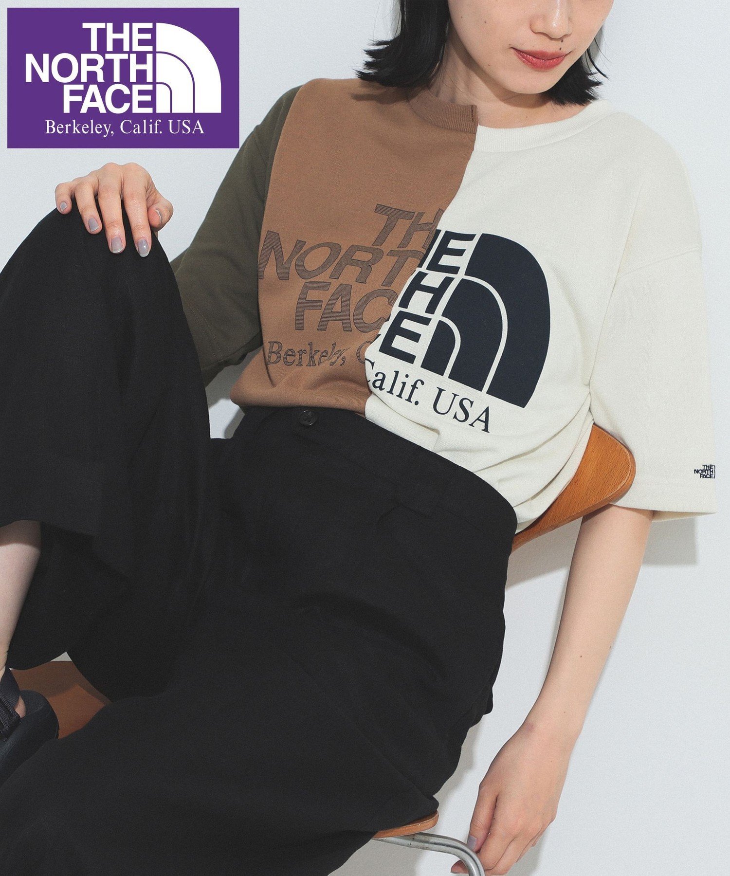 BEAMS BOY THE NORTH FACE PURPLE LABEL * BEAMS BOY / 別注 アシメ 