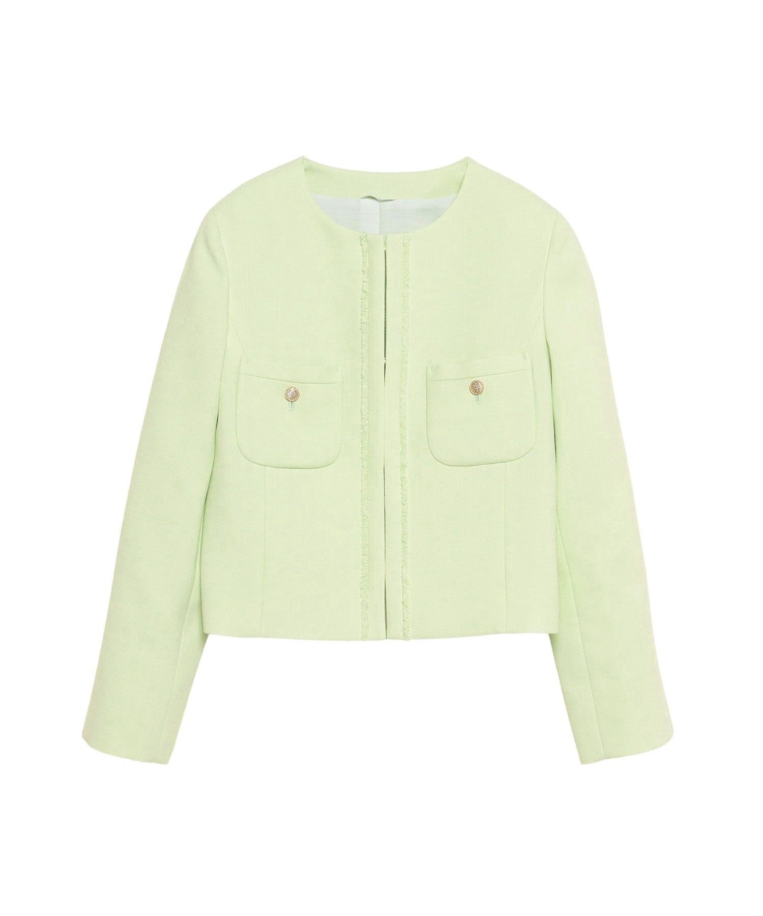 SALE／50%OFF】ANAYI 【セットアップ対応商品】ライトスラブクルー