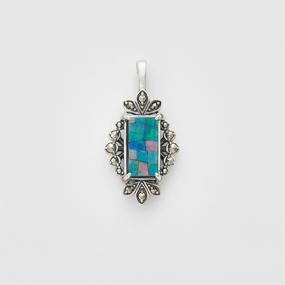 楽天市場】シルバー/K10オパールチャーム agete アガット アクセサリー