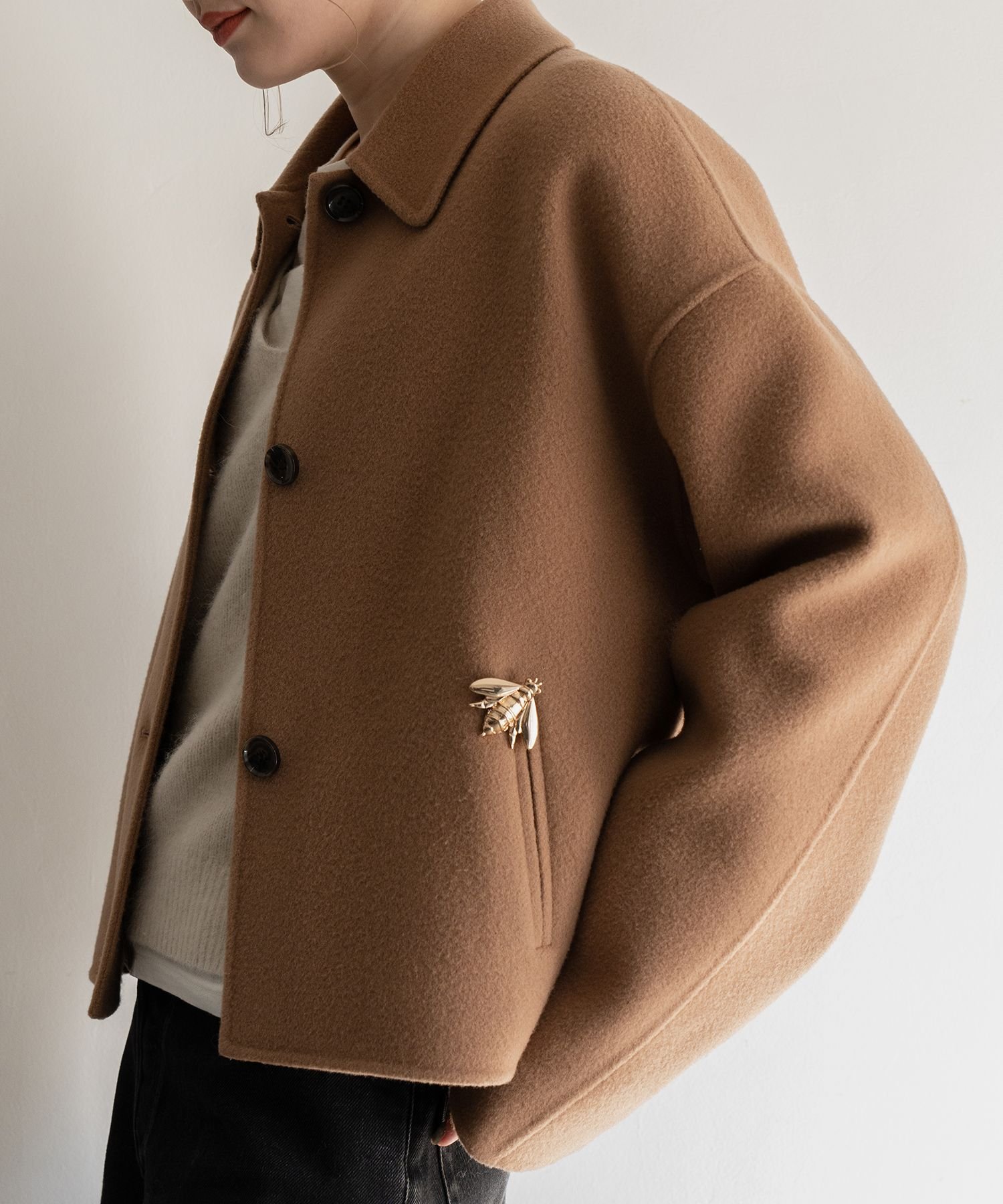 SALE／50%OFF】BABYLONE ショートリバーコート バビロン ジャケット 