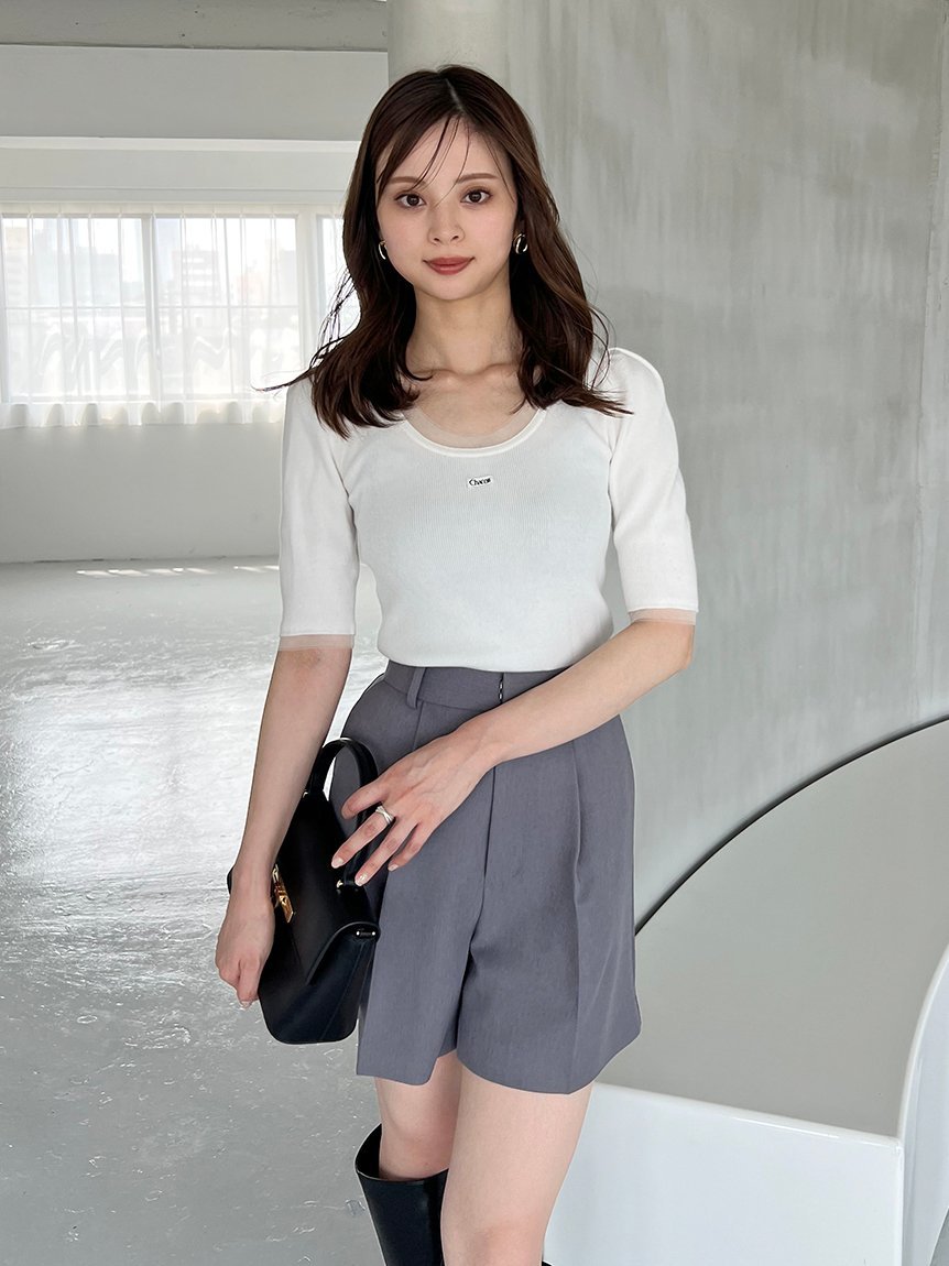 SNIDEL 【Chacott】リブニットプルオーバー　完売ピンク SNIDEL】リブニットプルオーバー 商品ページ | チャコットオンライン
