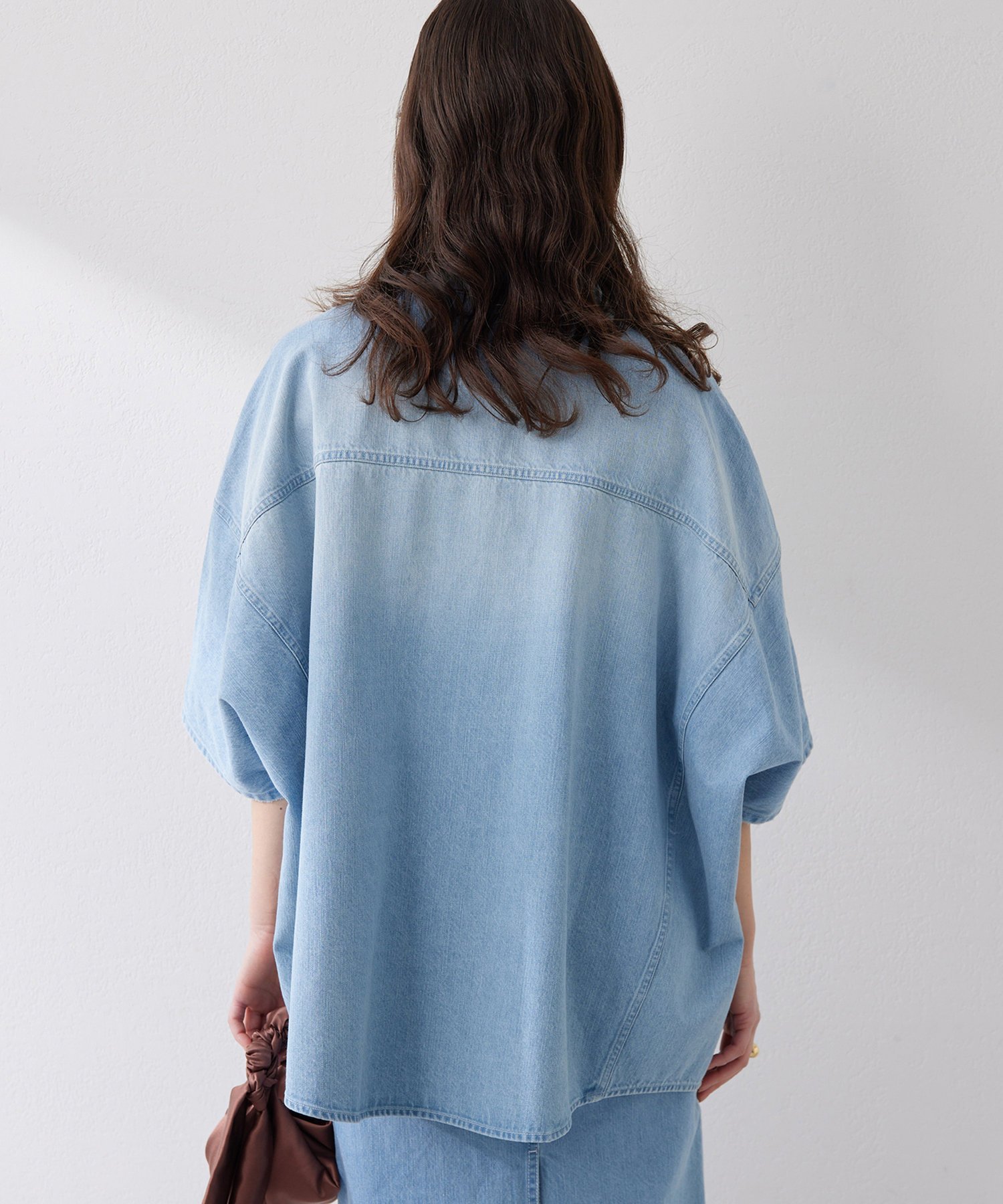 Whim Gazette DENIMドルマンシャツ ウィム ガゼット トップス シャツ 