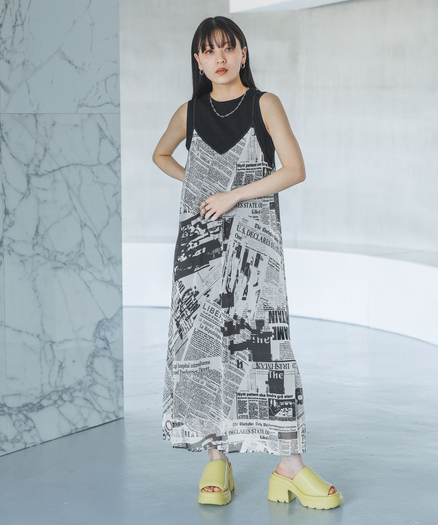 ★JEANASIS ジーナシス マルチWAYシアーキャミ2P ワンピース JEANASIS ジーナシス マルチWAYシアーキャミ2P ワンピース