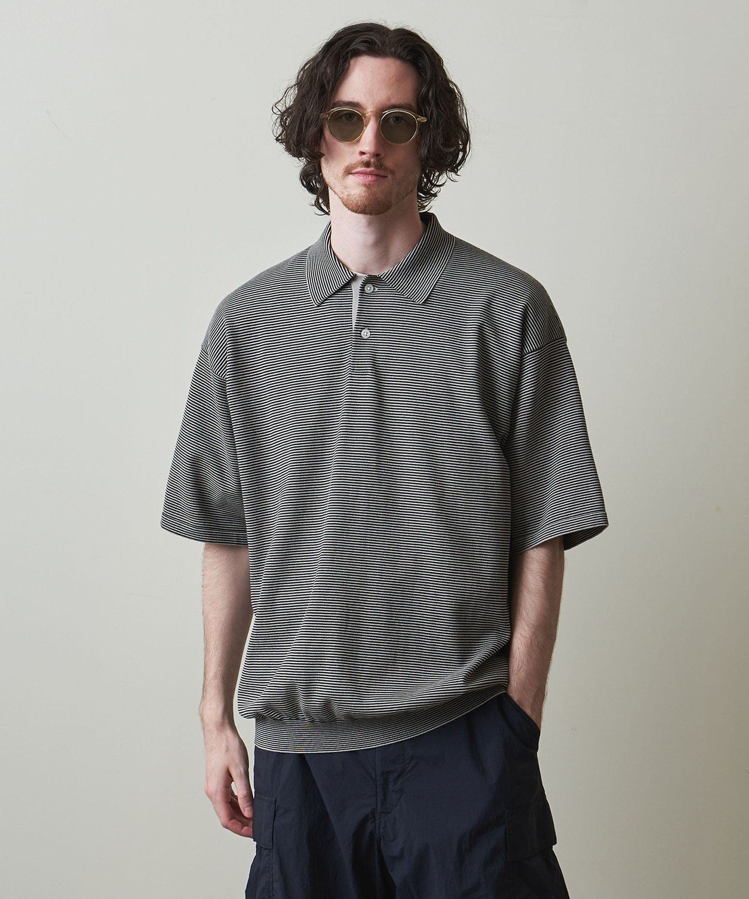 Steven Alan ＜Steven Alan＞ 60ハイツイスト ショートスリーブ ニット 
