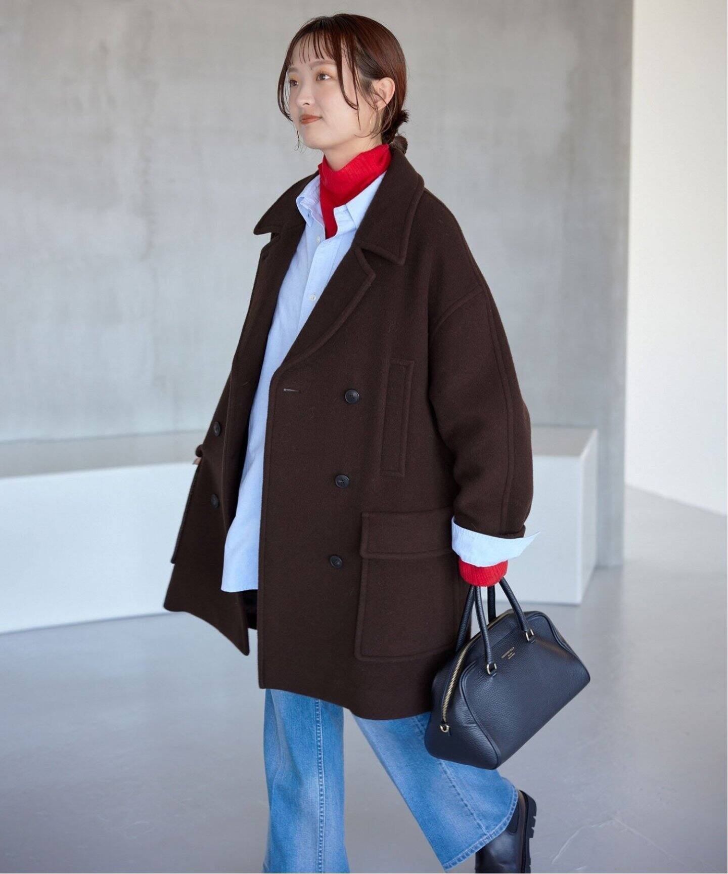 SALE／20%OFF】SLOBE IENA メルトンビッグPコート スローブ イエナ 