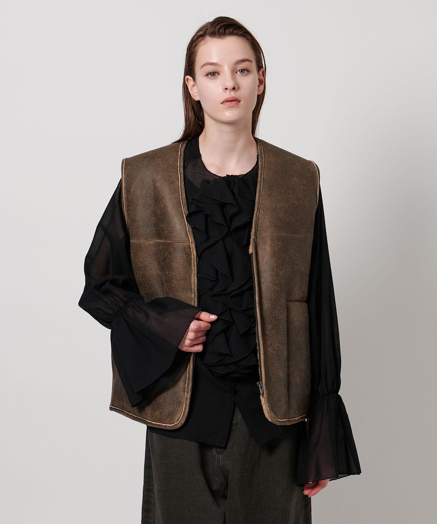 楽天市場】BEAMS PLUS LEATHER VEST ビームス メン トップス ベスト