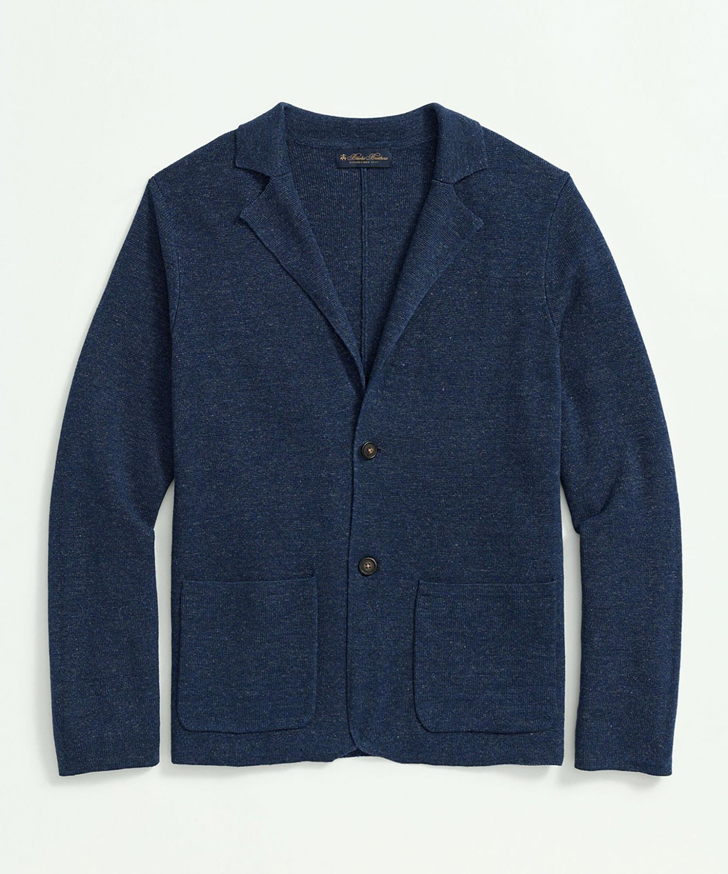 ブルックスブラザース　ジップアップ　ニットカーディガン　紺色　日本Ｍサイズ スーピマコットン Vネックカーディガン | Brooks Brothers Japan