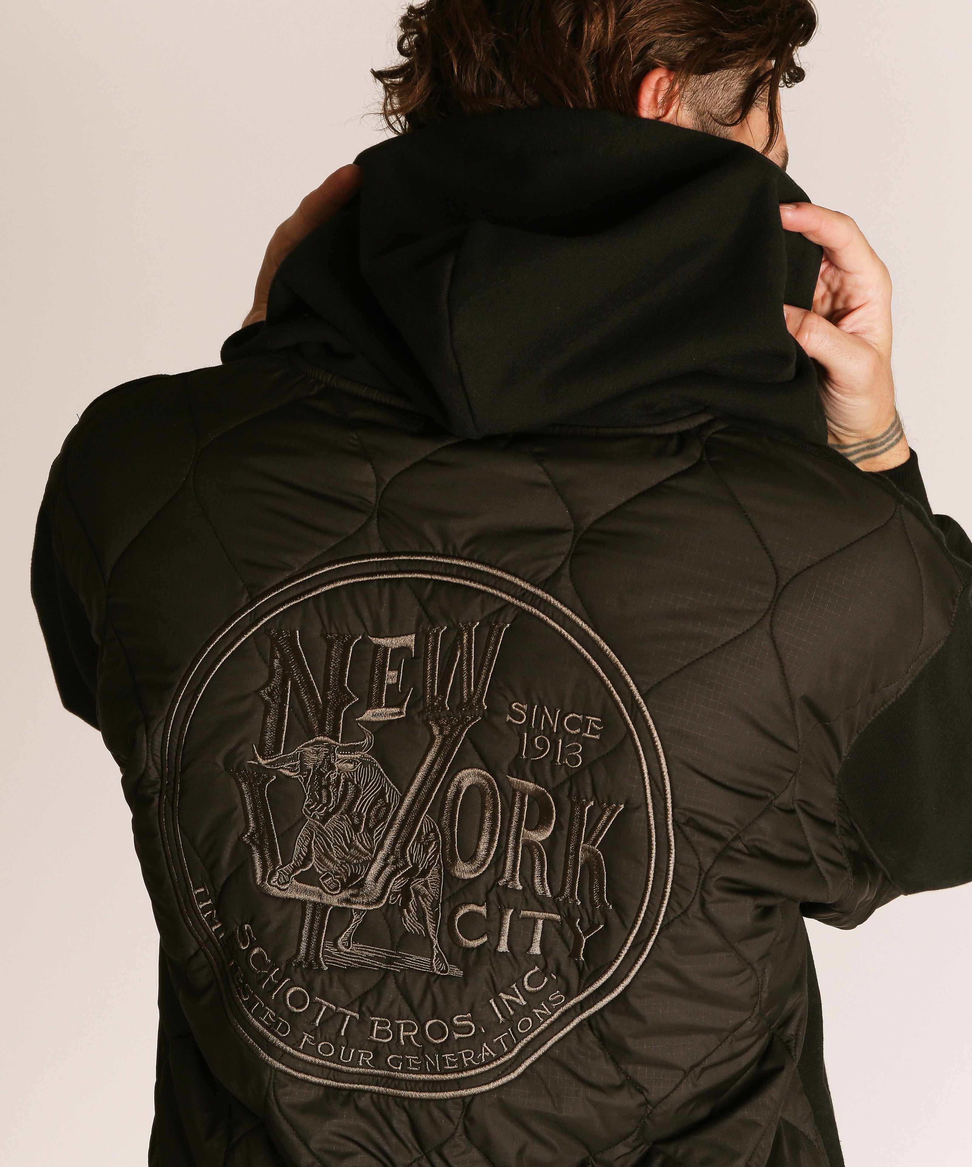 楽天市場】【SALE／30%OFF】QUILTED COMBI. ZIP HOODED/キルティング