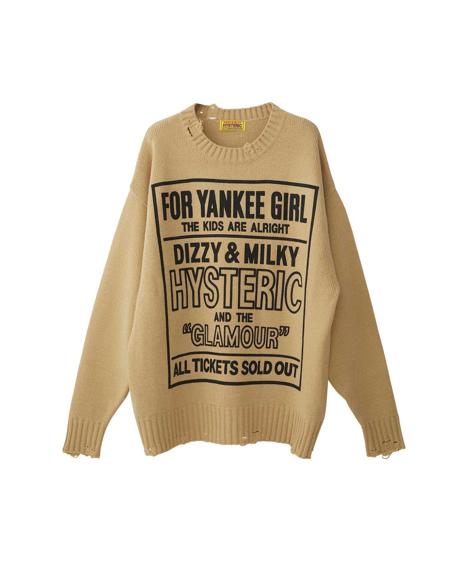 楽天市場】HYSTERIC GLAMOUR THE BAD GIRLS編込 セーター ヒステリック