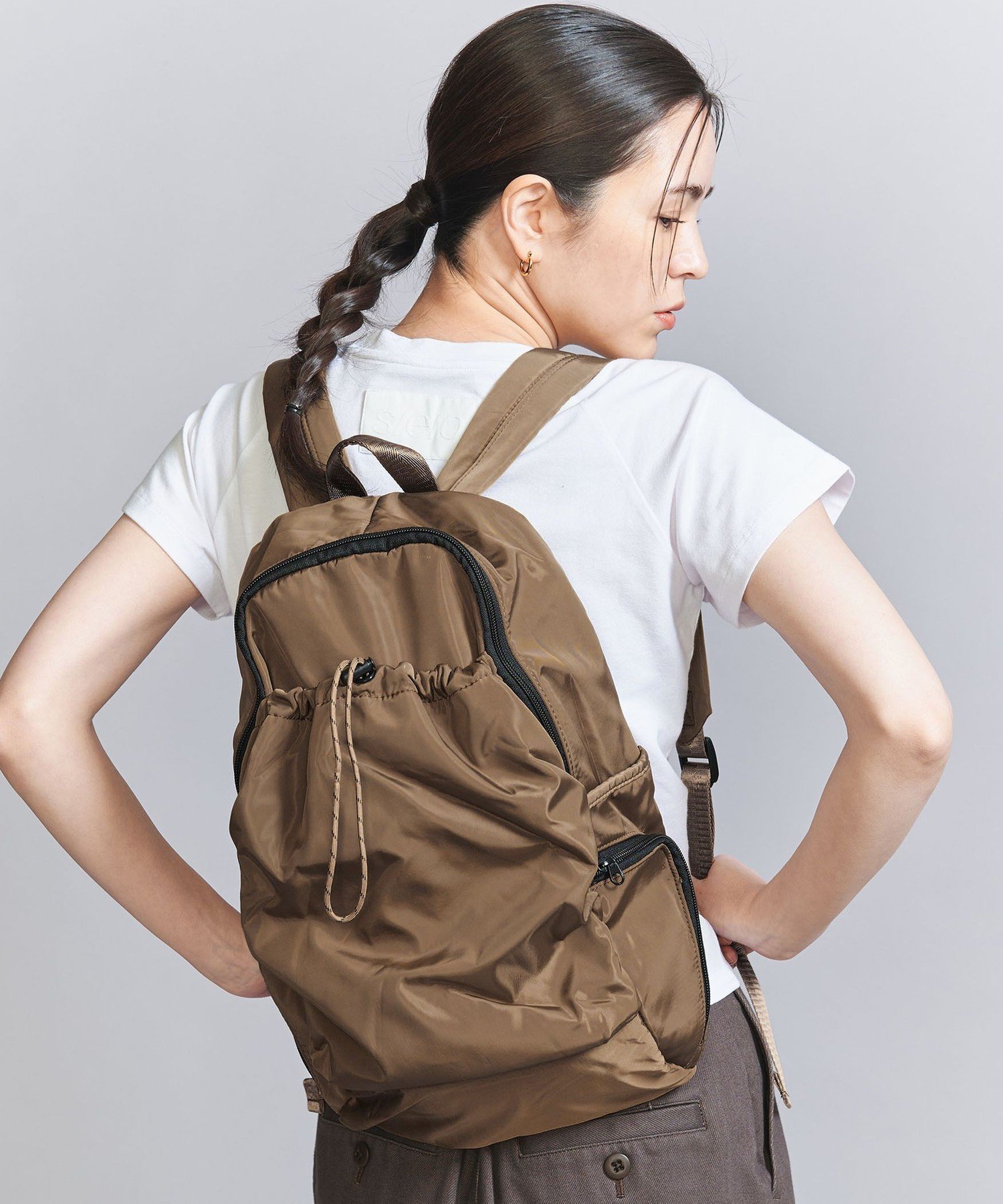 BEAUTY&YOUTH UNITED ARROWS ドロストポケット リュック ビューティー 
