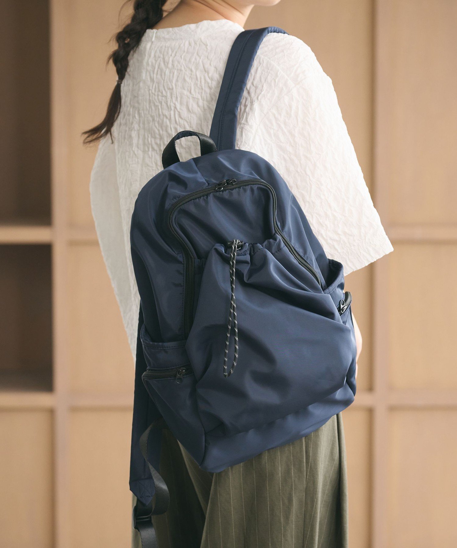 BEAUTY&YOUTH UNITED ARROWS ドロストポケット リュック ビューティー 