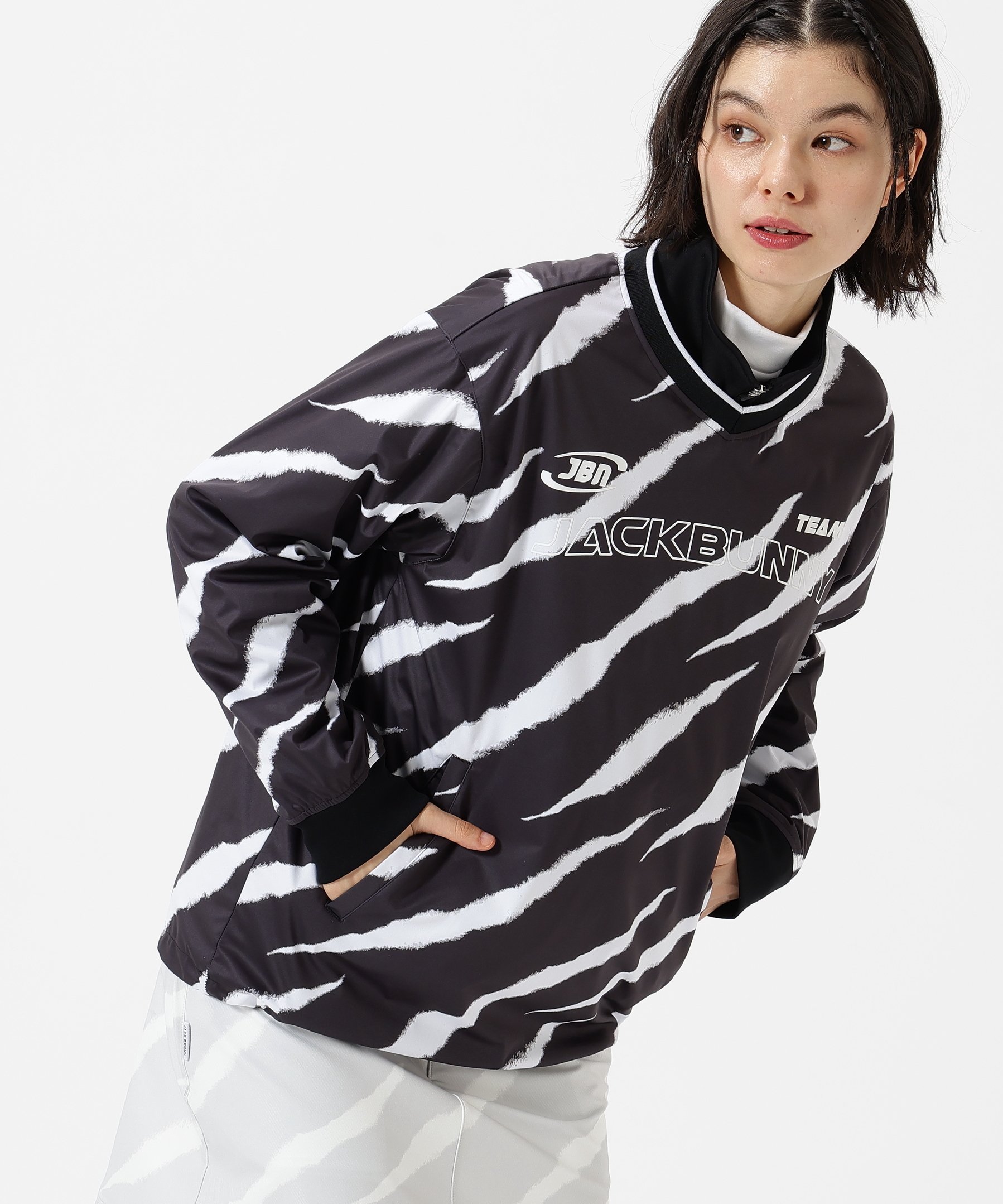 楽天市場】Jack Bunny!! Needle Lineクルーネックスニードジャック