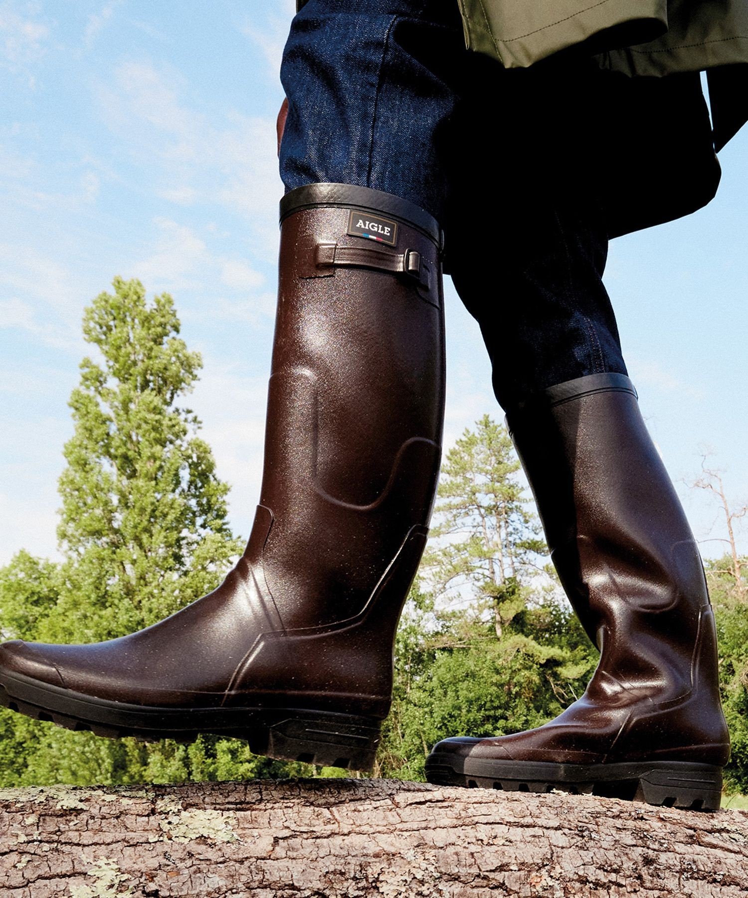 新品AIGLE ラバーブーツ　ブラウン26.5 楽天市場】ビソン2 ラバーブーツ AIGLE エーグル シューズ・靴