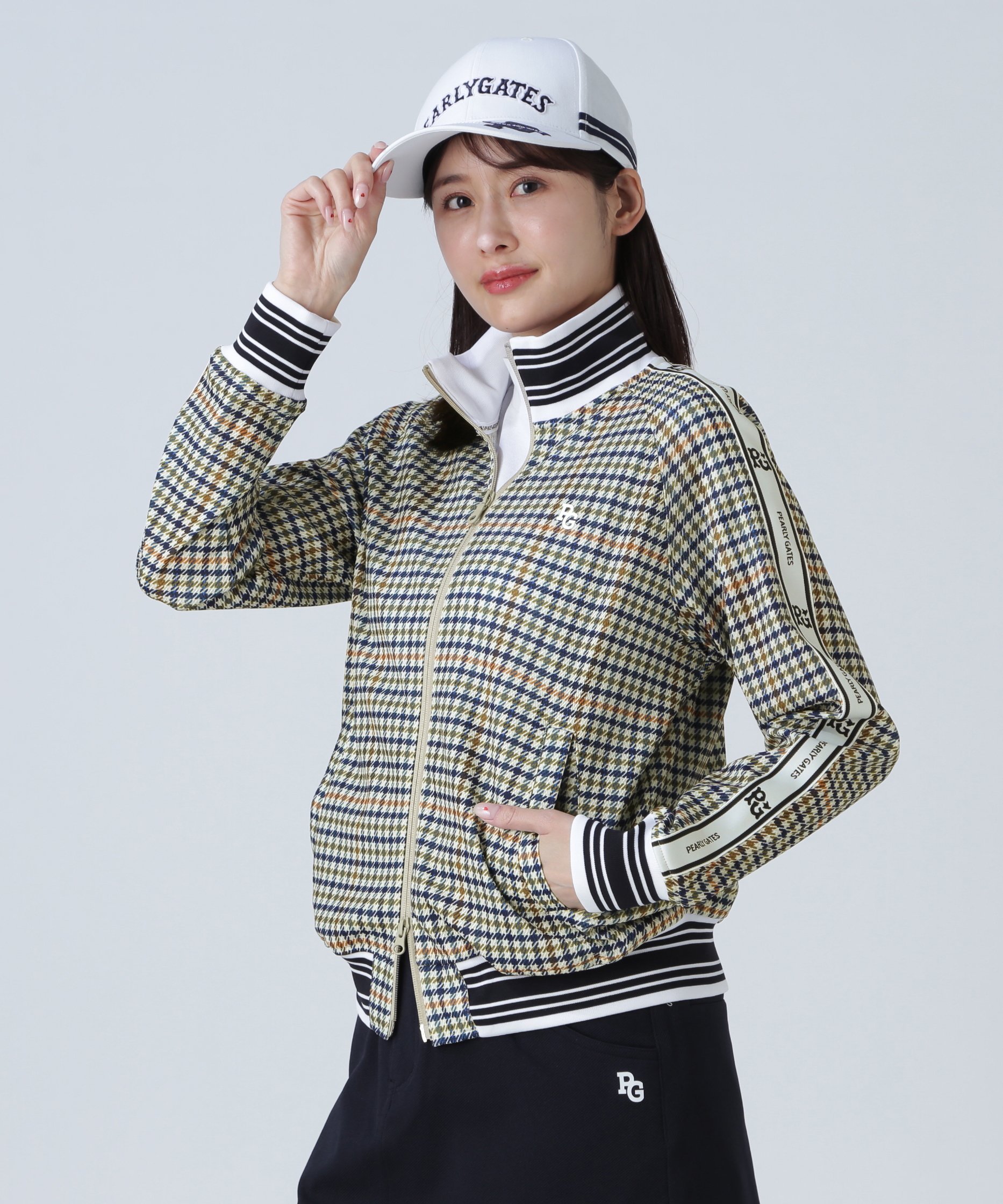 楽天市場】PEARLY GATES Peストレッチメッシュ フルジップジャケット