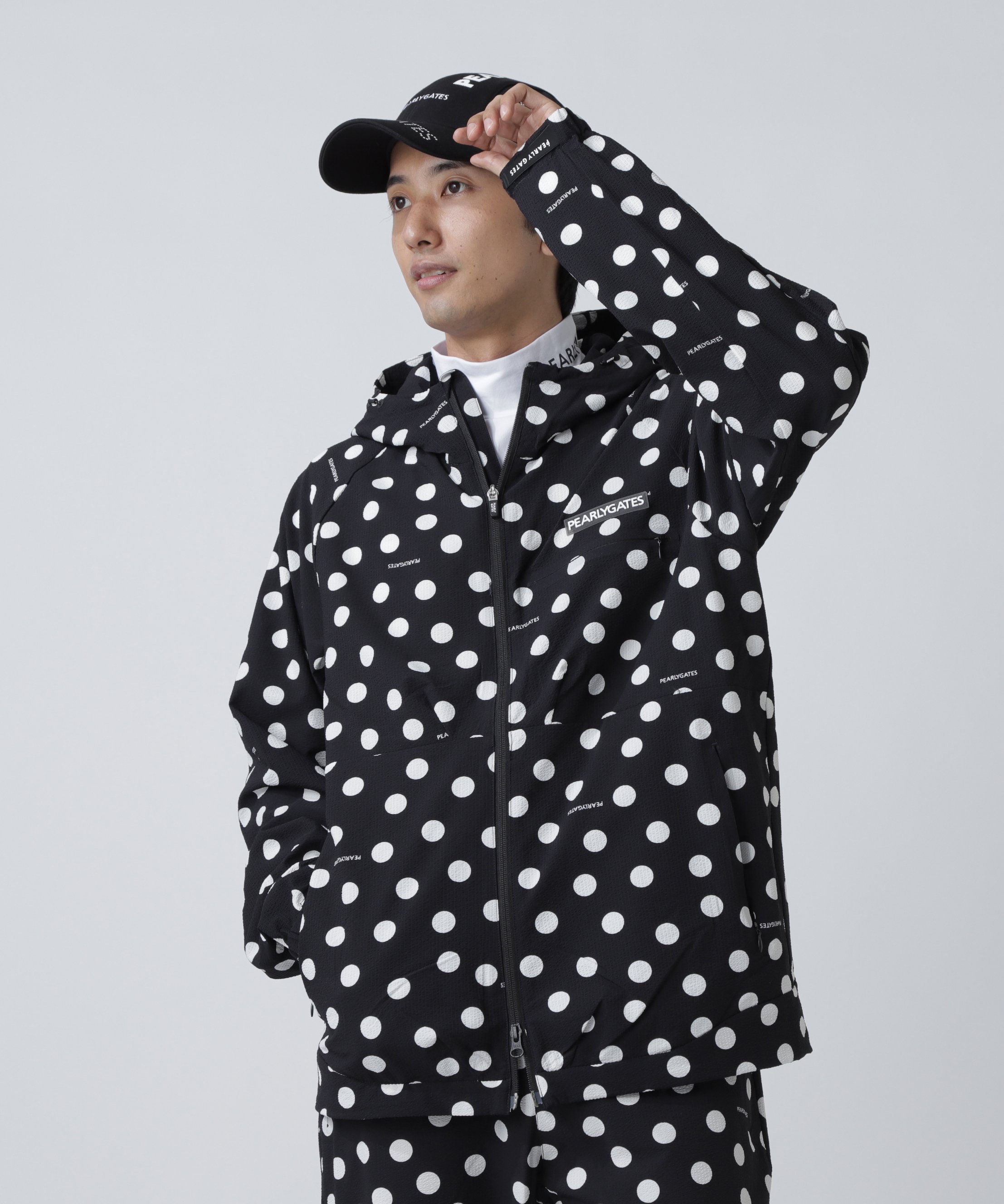 楽天市場】PEARLY GATES Peストレッチメッシュ フルジップジャケット