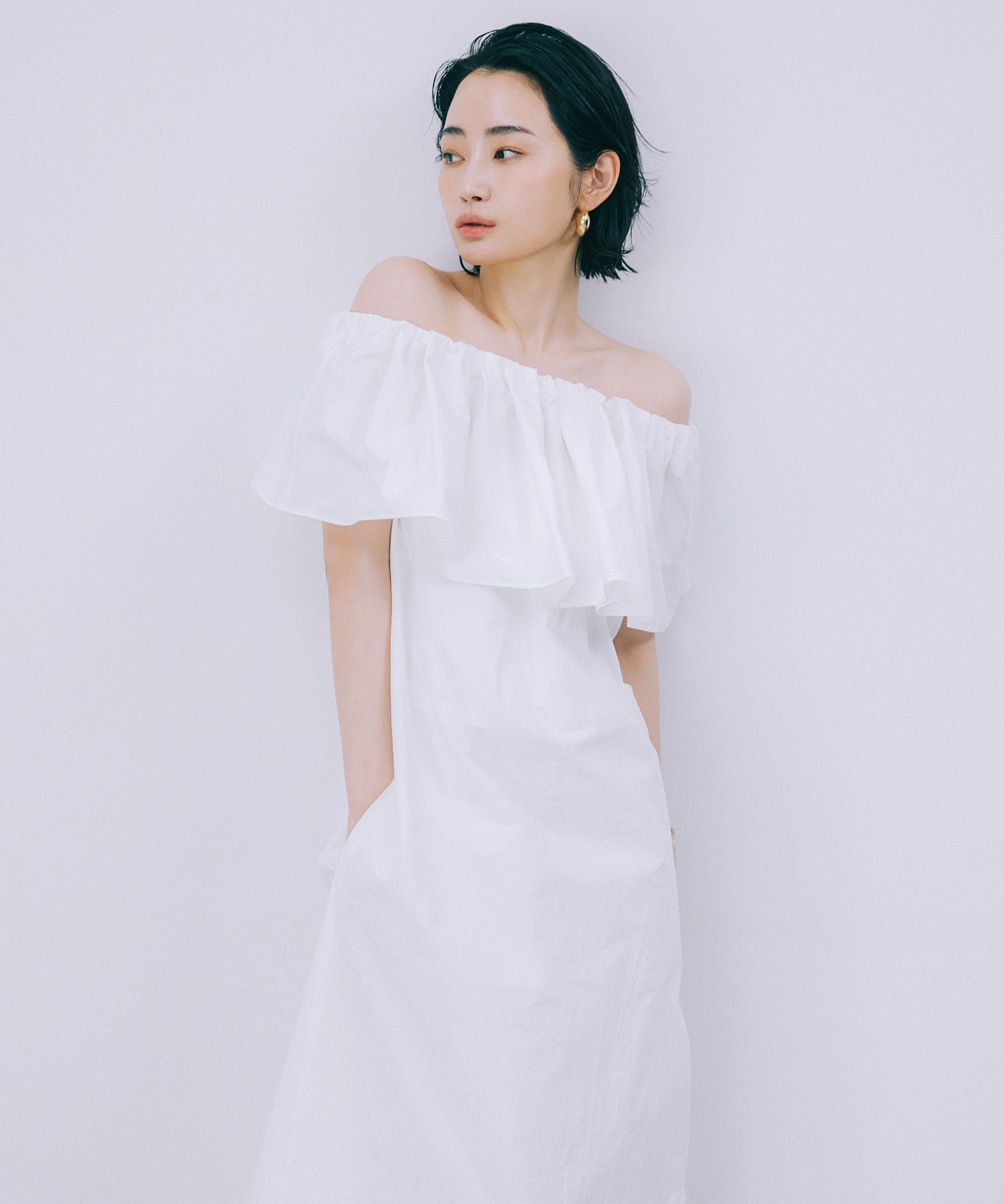 【SALE／20%OFF】BABYLONE 【柳橋唯さんコラボアイテム】マルチWAYキャミワンピース バビロン ワンピース・ドレス ワンピース ワインレッド ホワイト ブラック【送料無料】画像