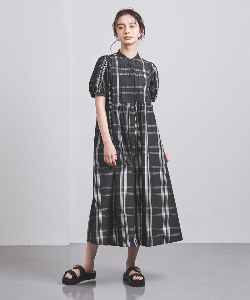 SALE／30%OFF】UNITED ARROWS タフタ ピンタック ワンピース