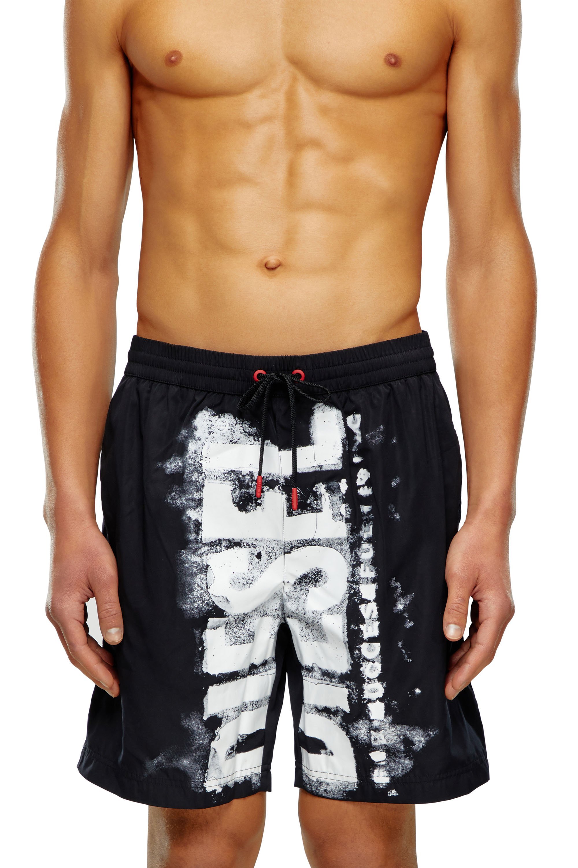 【関税込み】Diesel ブラック Daisy-Dnm スイムウェア Women's Deep V swimming costume | Black | Diesel