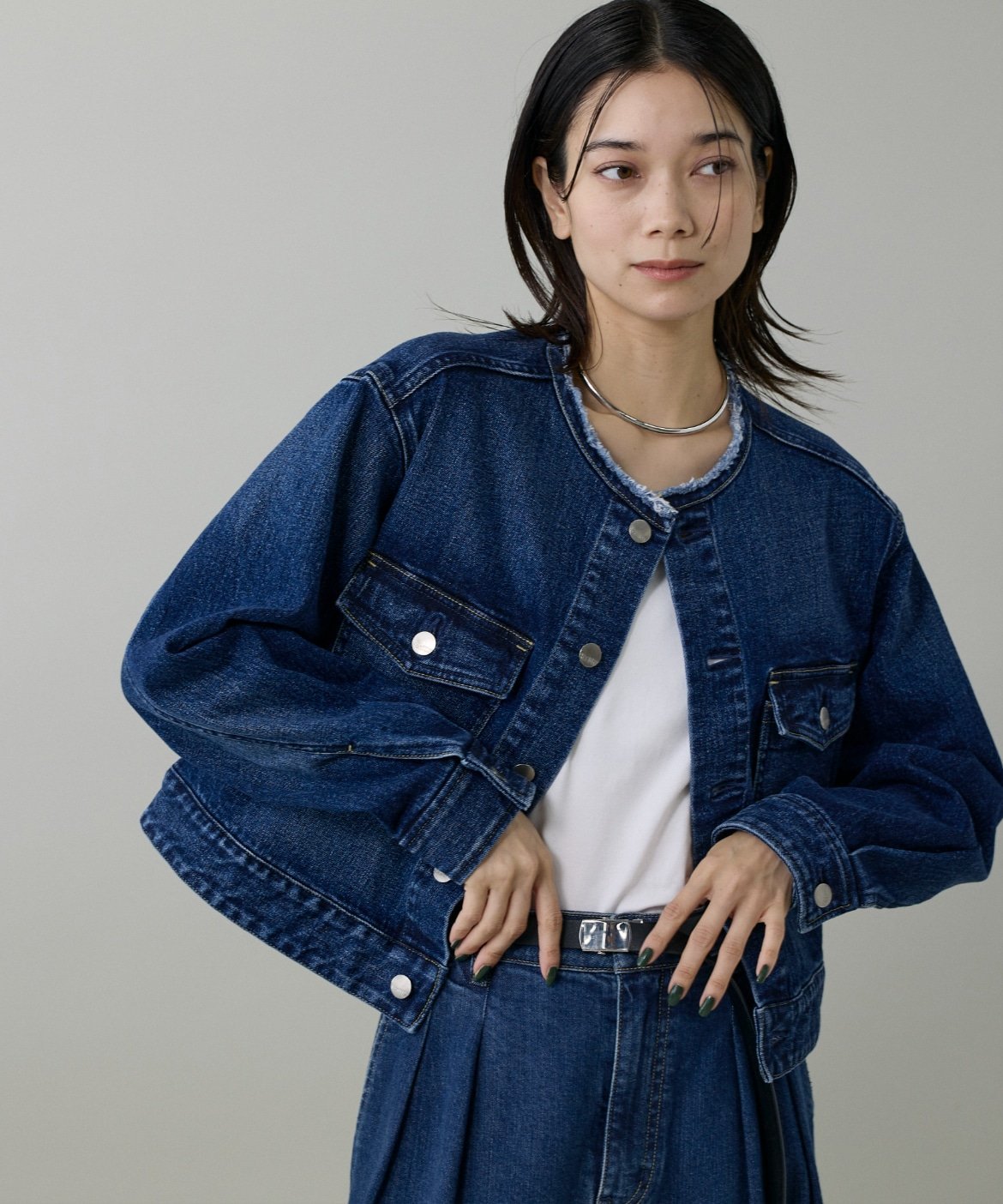 L'ATELIER DENIM D' IENA デニムジャケット 38 楽天市場】L'ATELIER DENIME D'IENA/リメイクタックデニム